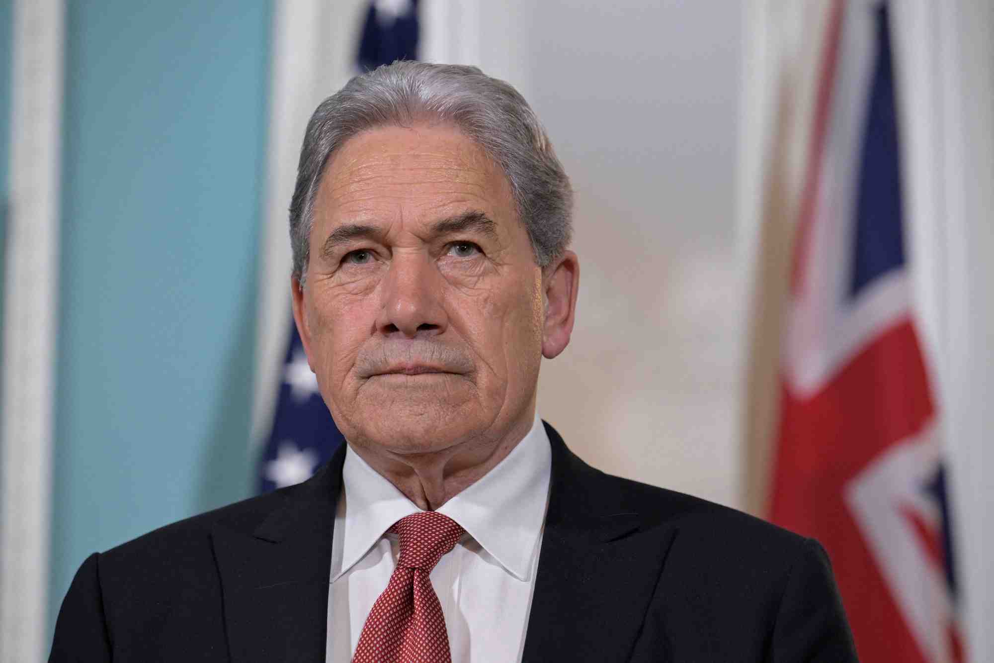 Photo du chef de la diplomatie neo-zelandais, winston peters