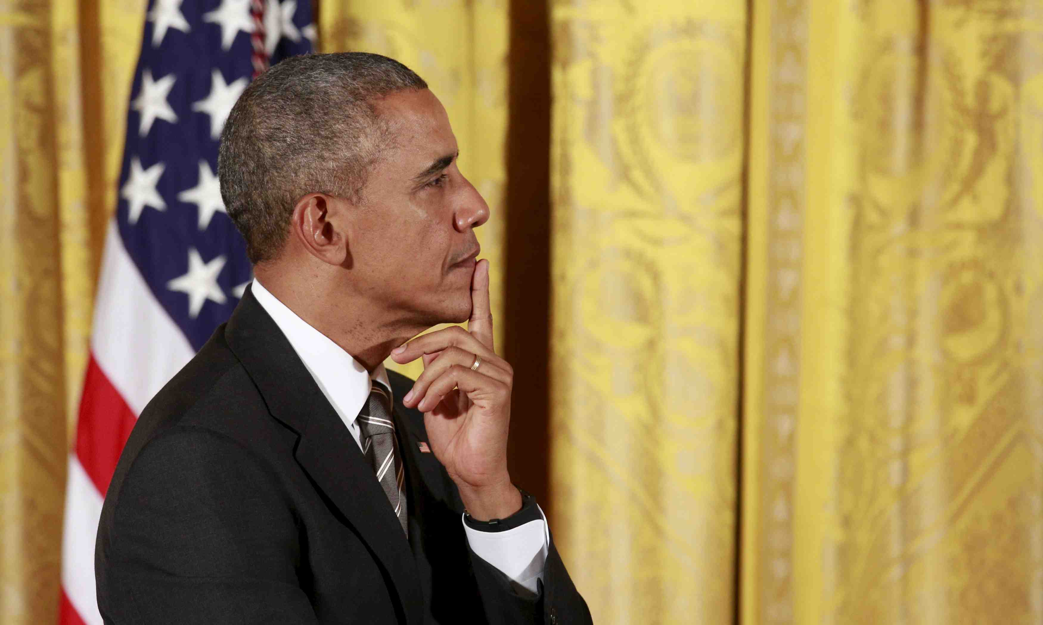 Le président américain des États-Unis Barack Obama en octobre 2015