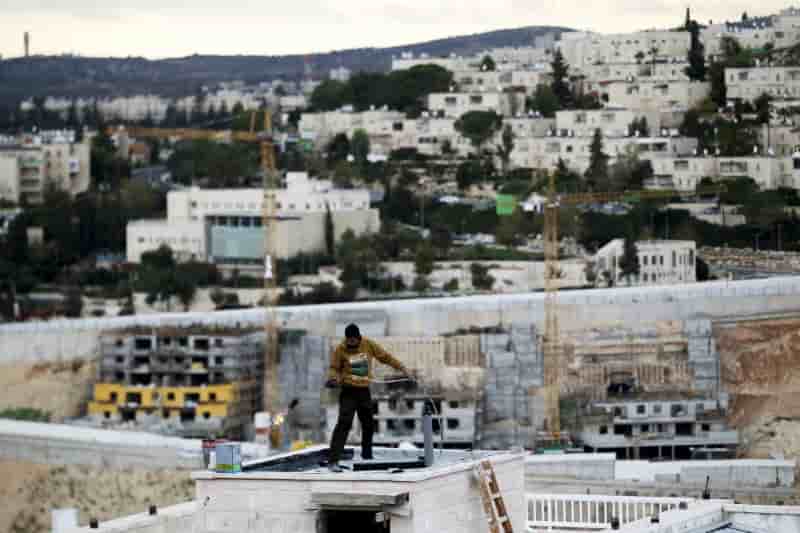 Nouveau projet immobilier dans une colonie de jerusalem-est