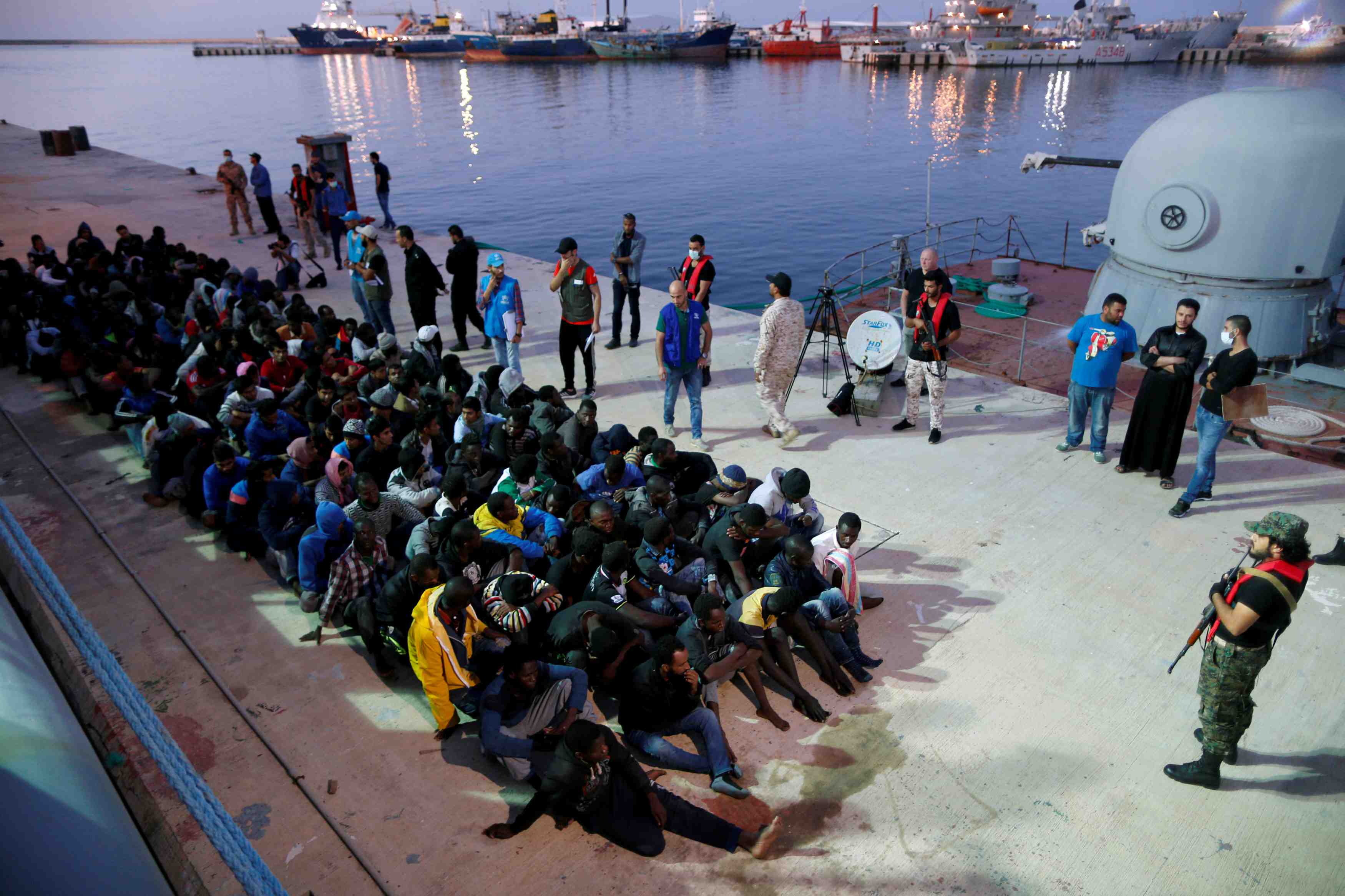 La france saisit l'onu contre la traite de migrants en libye