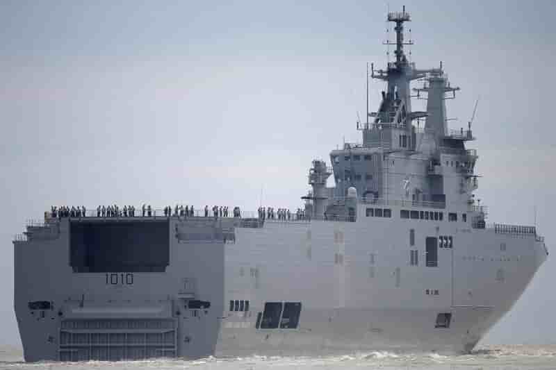 L'egypte recoit un des deux mistral achetes a la france