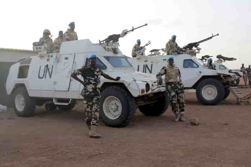 Des casques bleus envoyes en renfort au mali