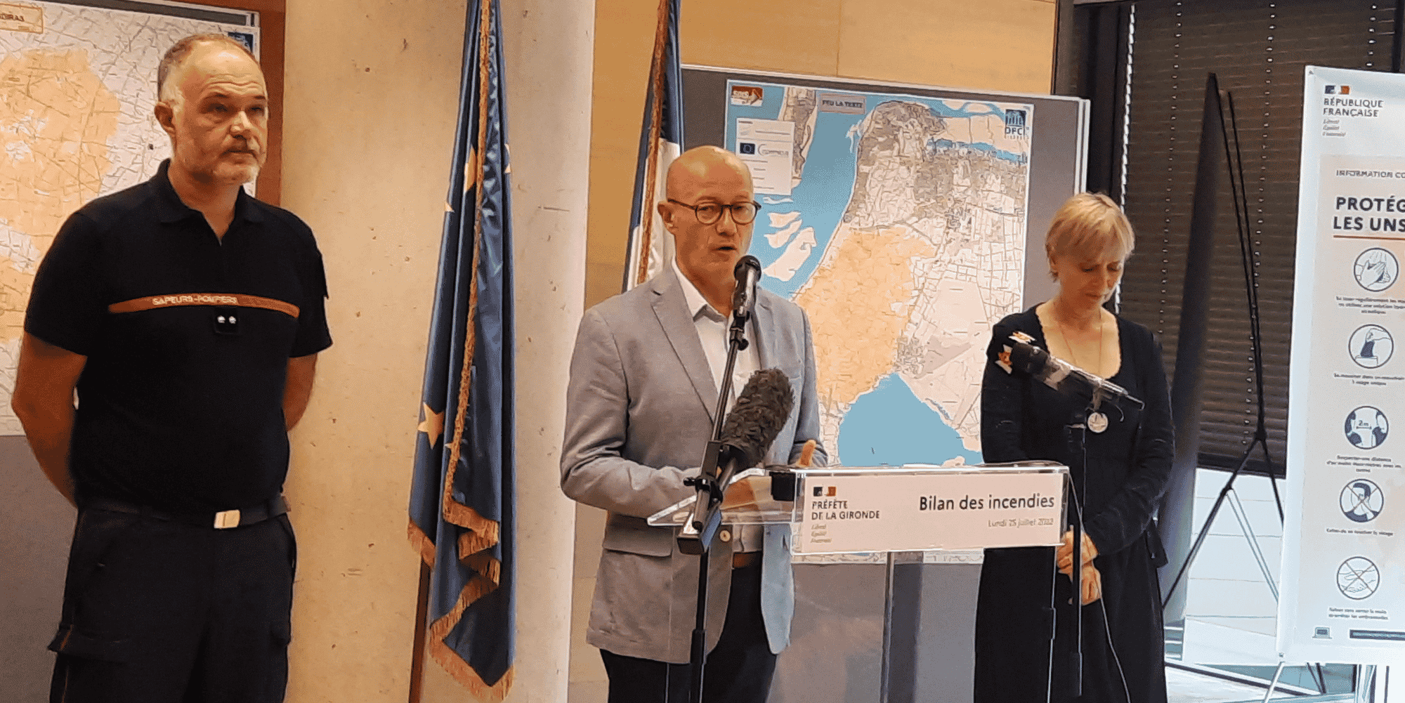 Point presse incendies