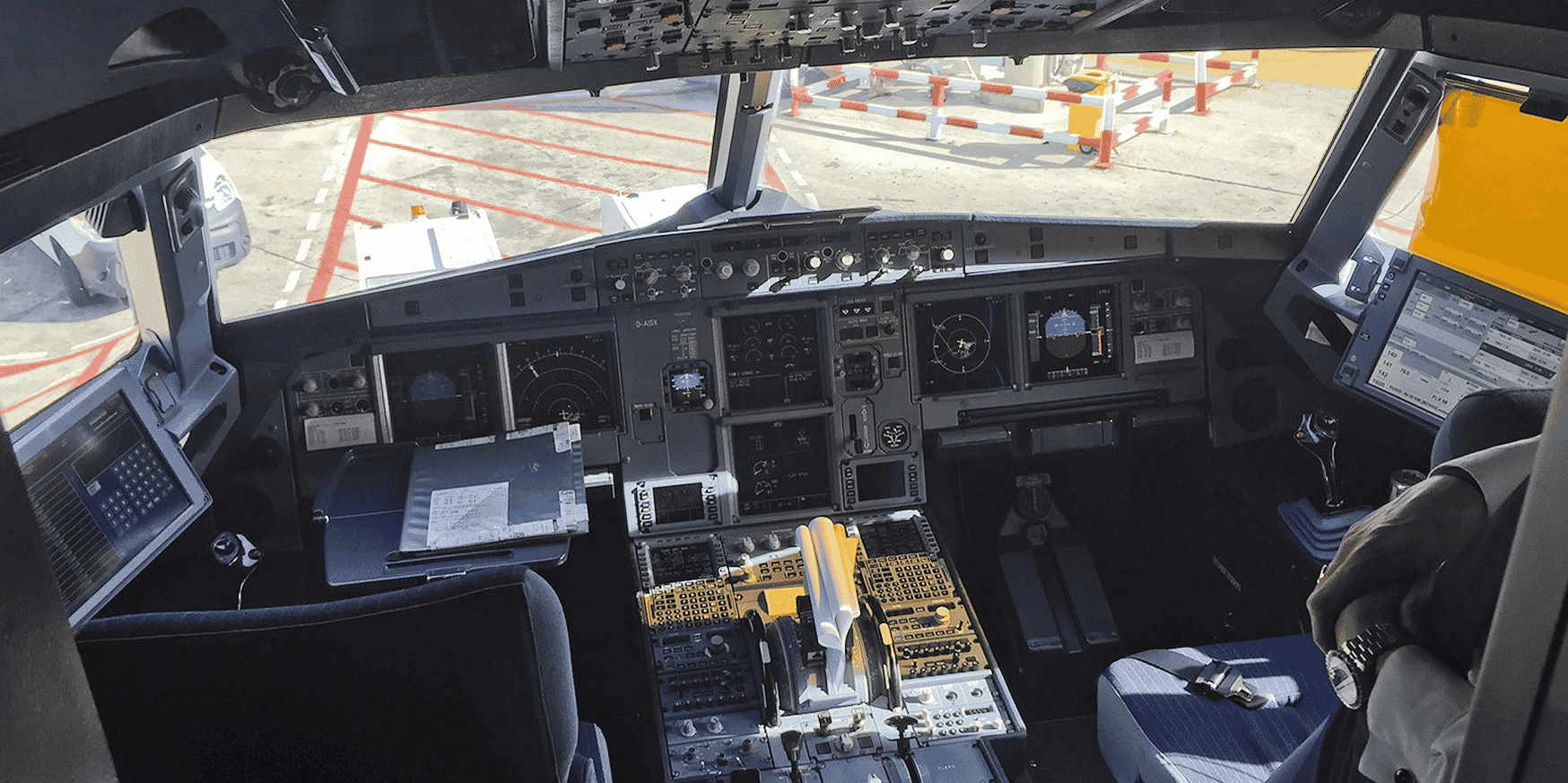 Cockpit 4U9525 (Crash A320) cockpit de l'avion qui a effectué le vol 4U9525