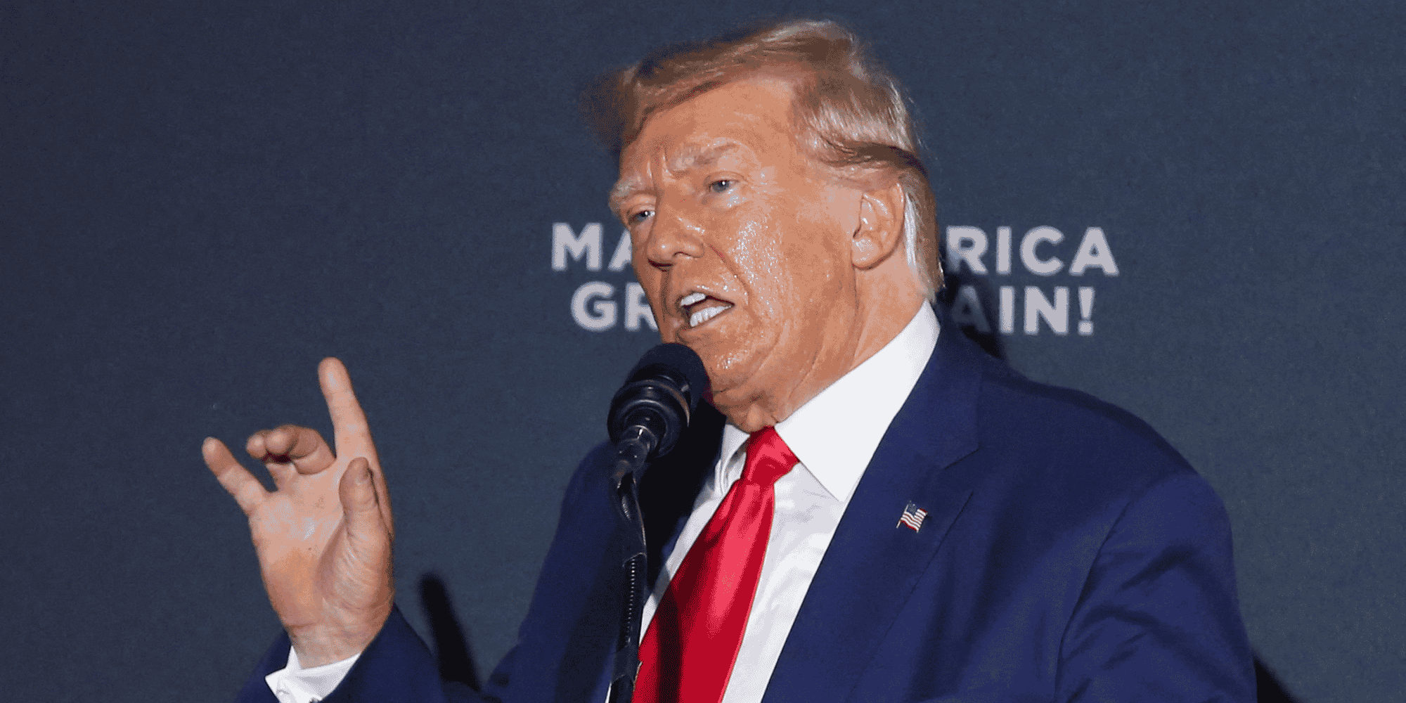Juste avant d'entrer dans la salle, Donald Trump a qualifié la procureure générale de l'Etat de New York Letitia James, la plaignante dans cette affaire et qui lui réclame 250 millions de dollars, d'être « raciste » et d'être un « spectacle d'horreur ».