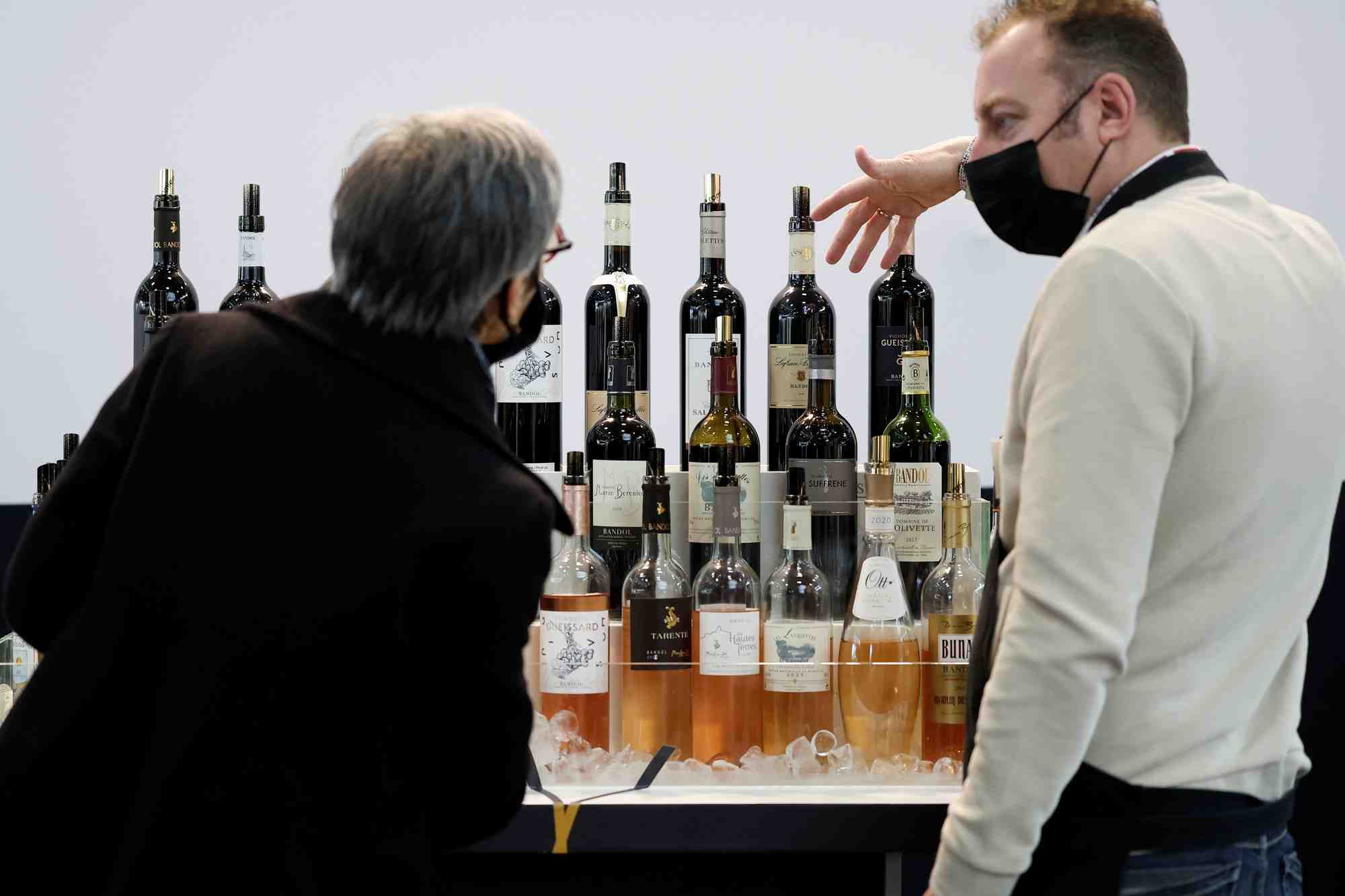 Le wine paris & vinexpo au centre paris expo a paris, en france