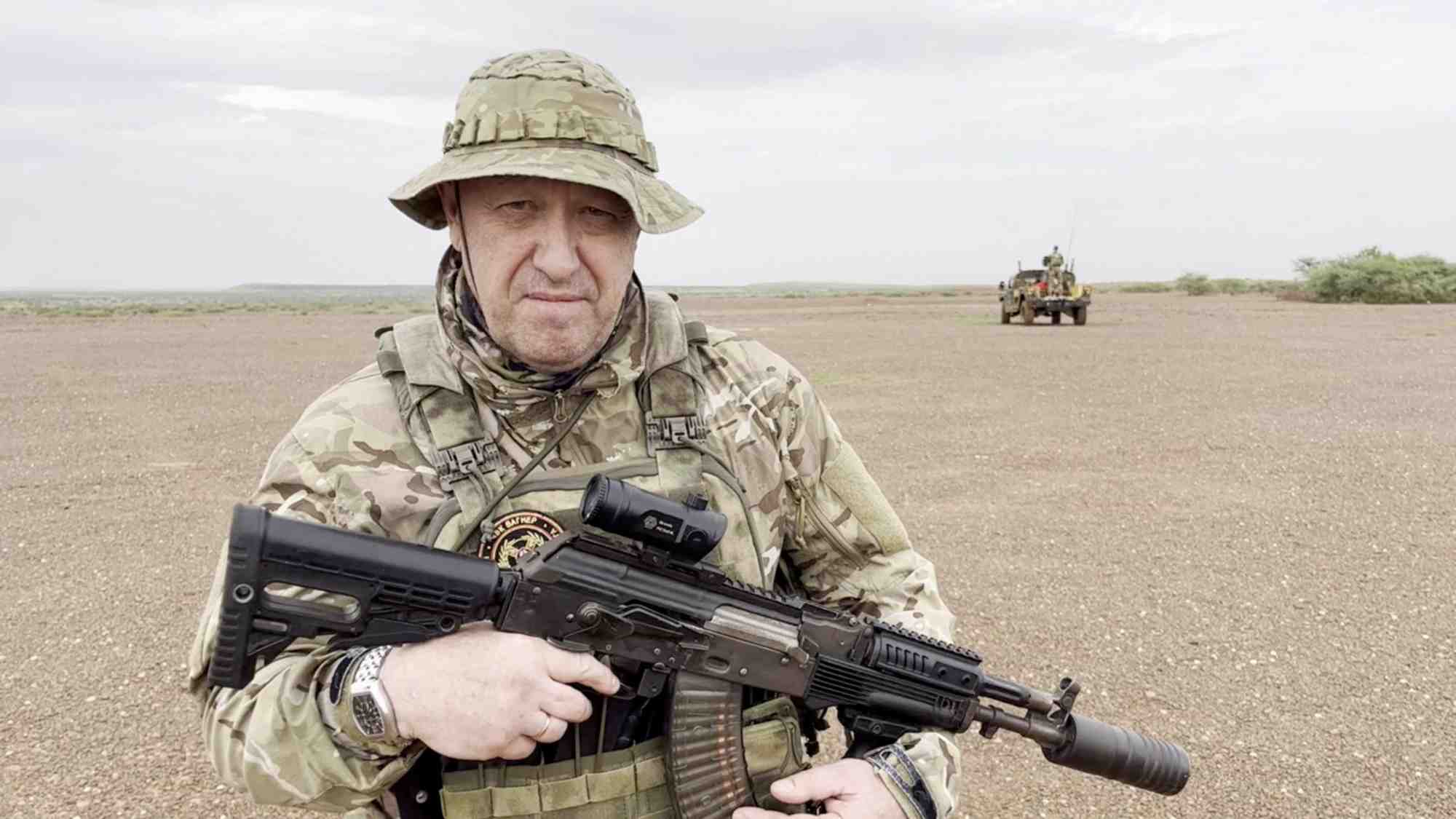 Yevgeny prigozhin, chef du groupe de mercenaires prives russes wagner