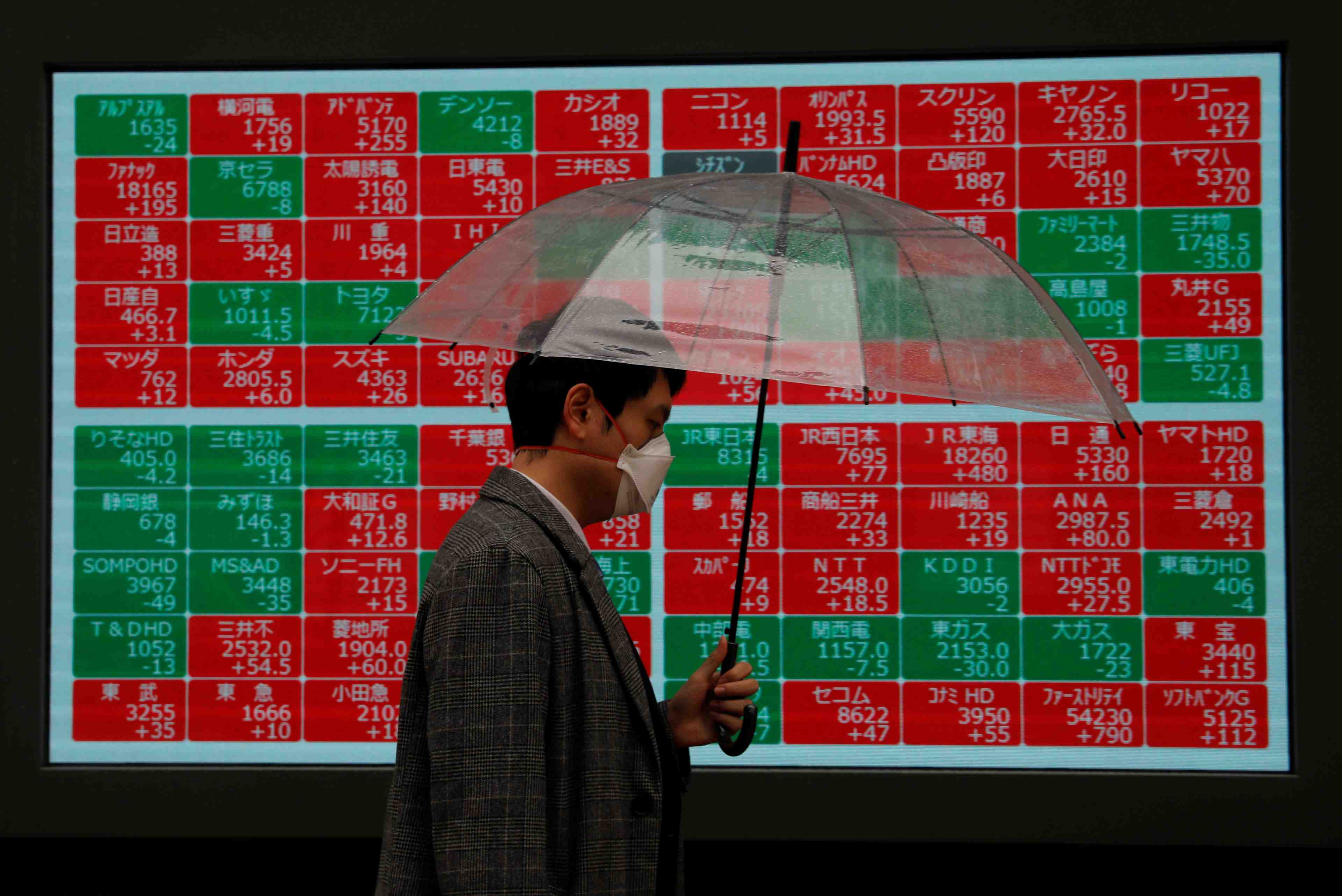 La bourse de tokyo finit en baisse