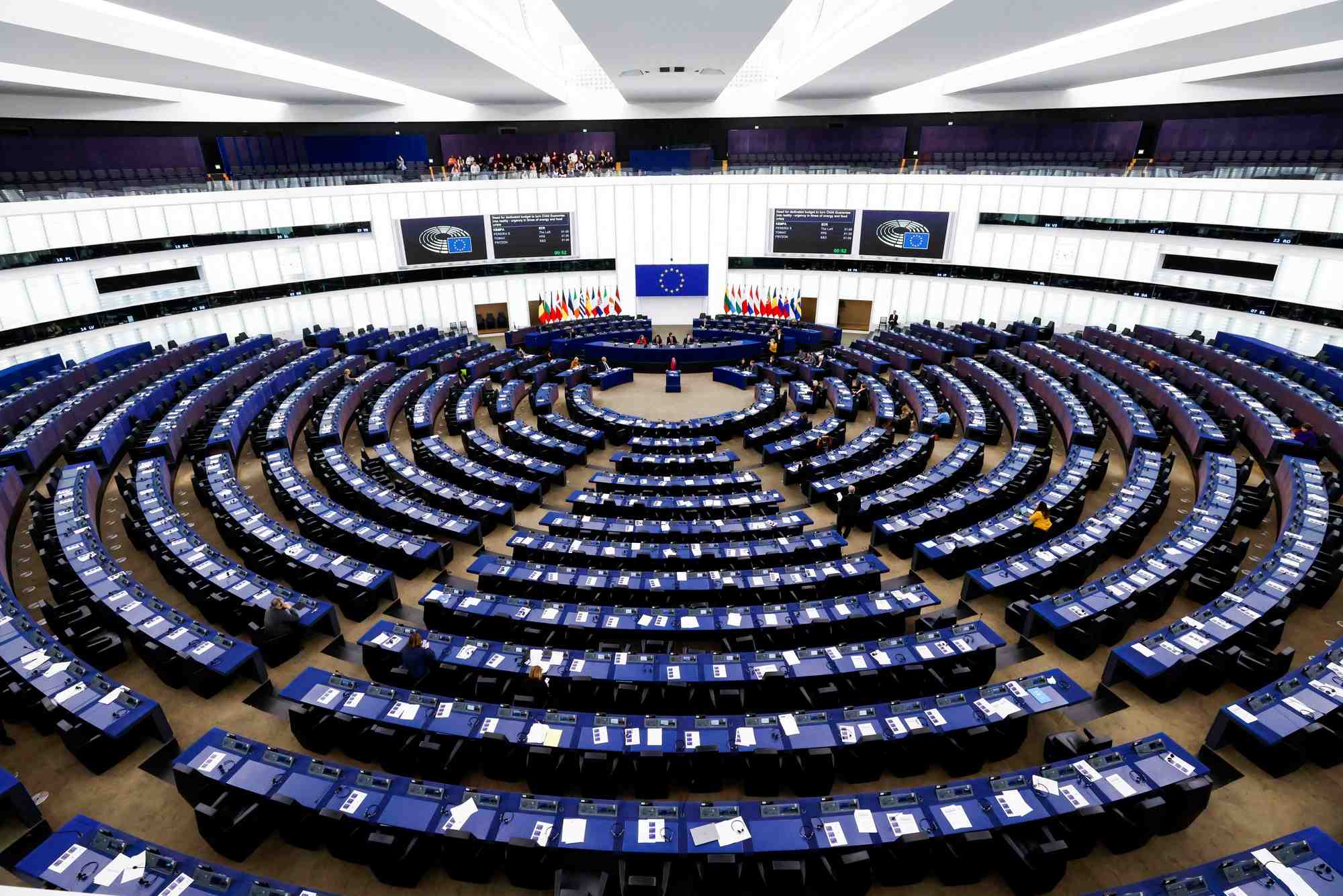 Session pleniere au parlement europeen a strasbourg