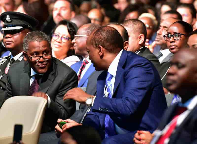 Aliko Dangote & Patrice Motsepe
