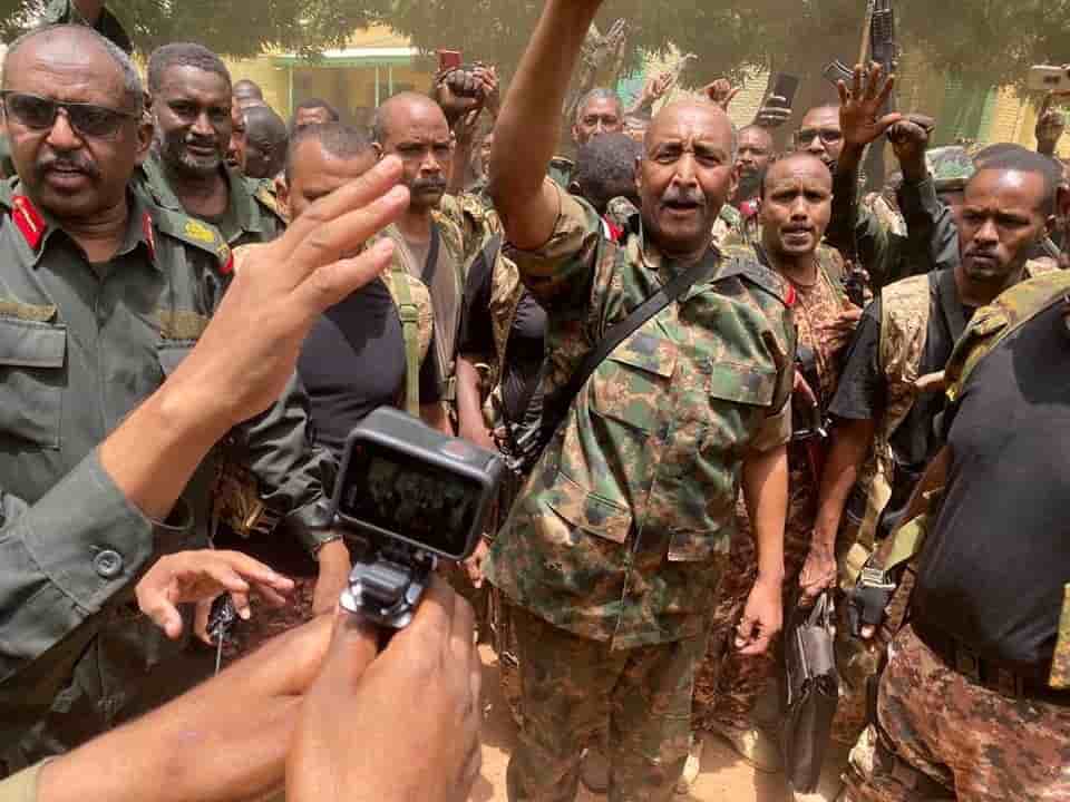 Photo d'archives de general soudanais abdel fattah al-burhan dans un endroit inconnu