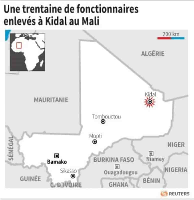 Des fonctionnaires maliens enlevés par des Touaregs à Kidal