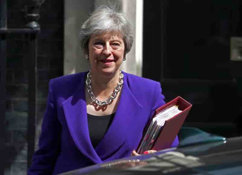 Londres est pret a un brexit sans accord, dit theresa may