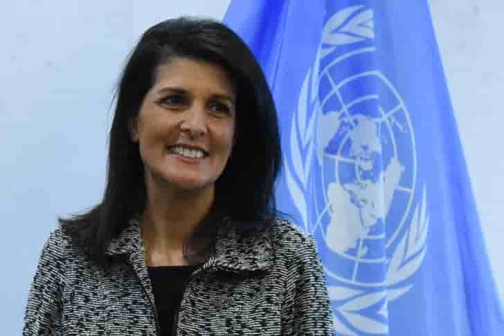 Le depart d'assad n'est plus la priorite americaine, dit nikki haley