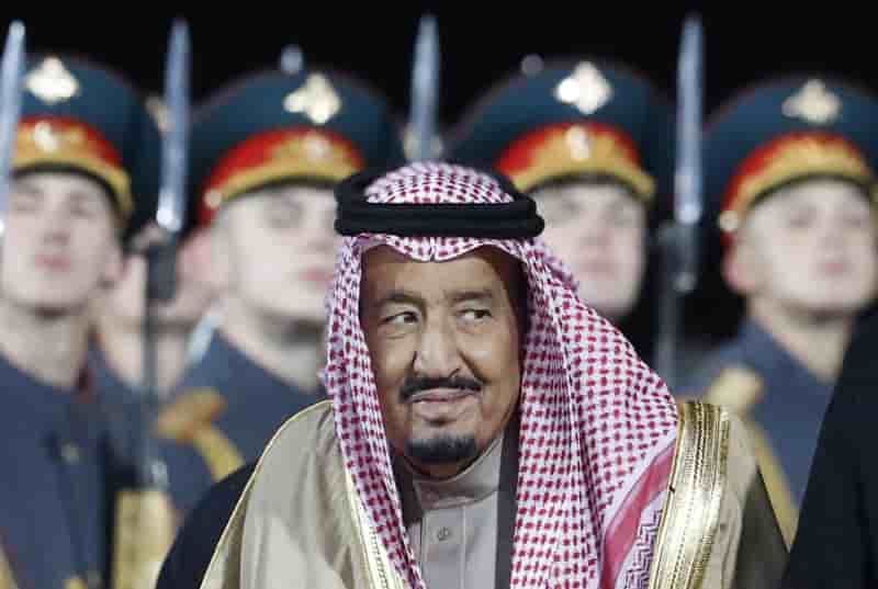 Le roi d'arabie saoudite reaffirme son soutien aux palestiniens