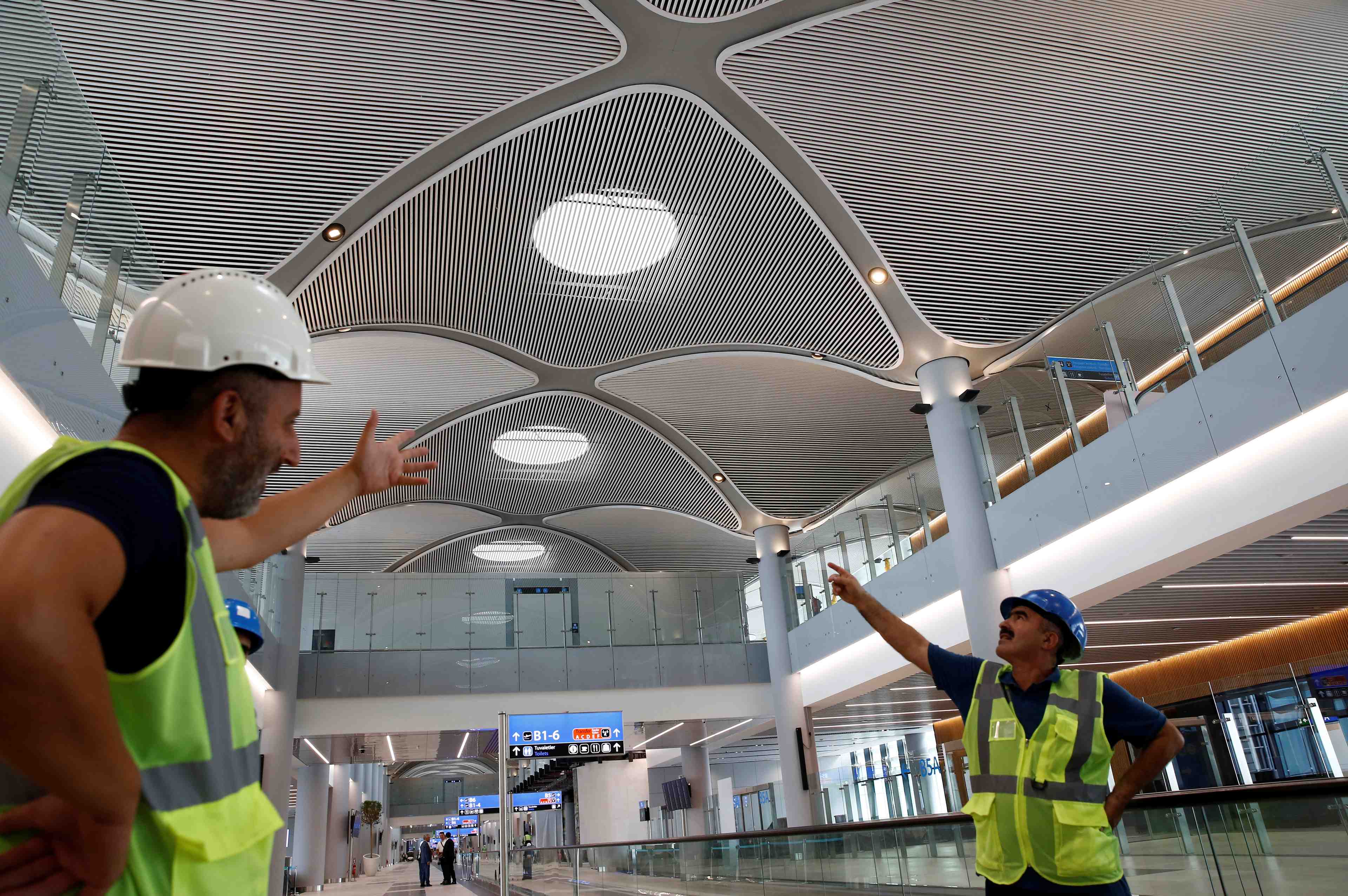 Manifestation reprimee sur le site du futur aeroport d'istanbul
