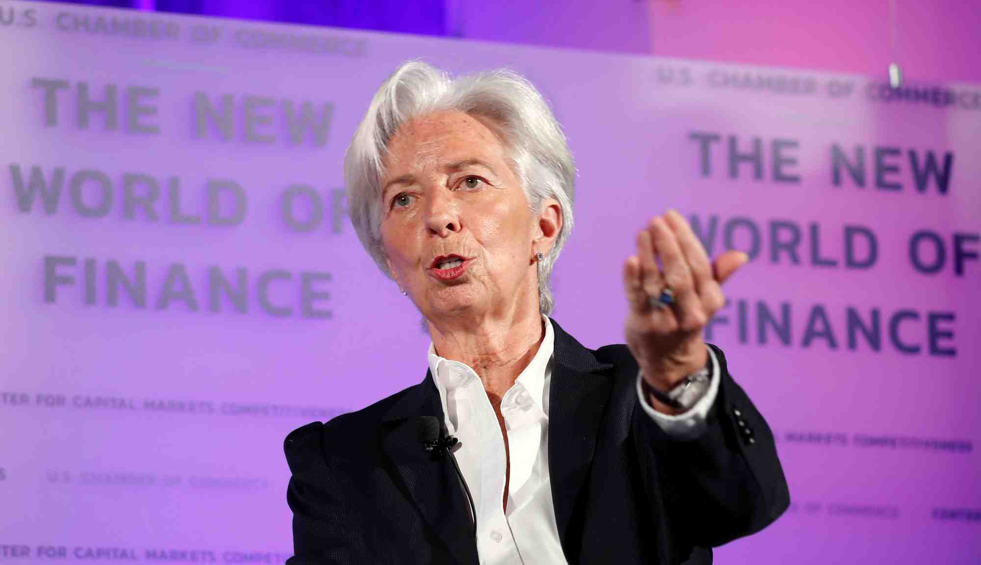 La bce devrait sortir des taux negatifs d'ici fin septembre, selon christine lagarde