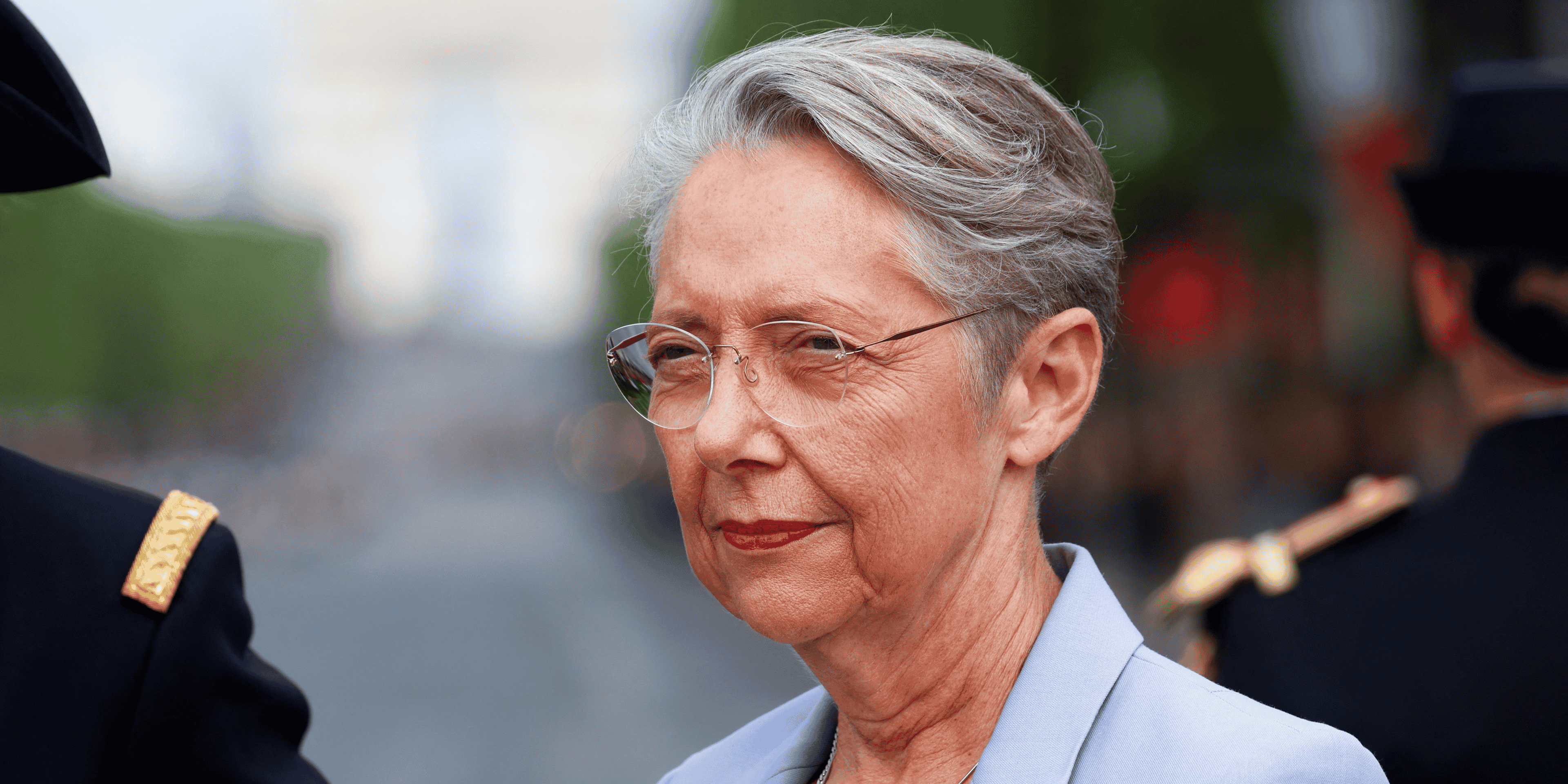 La premiere ministre francaise elisabeth borne a paris