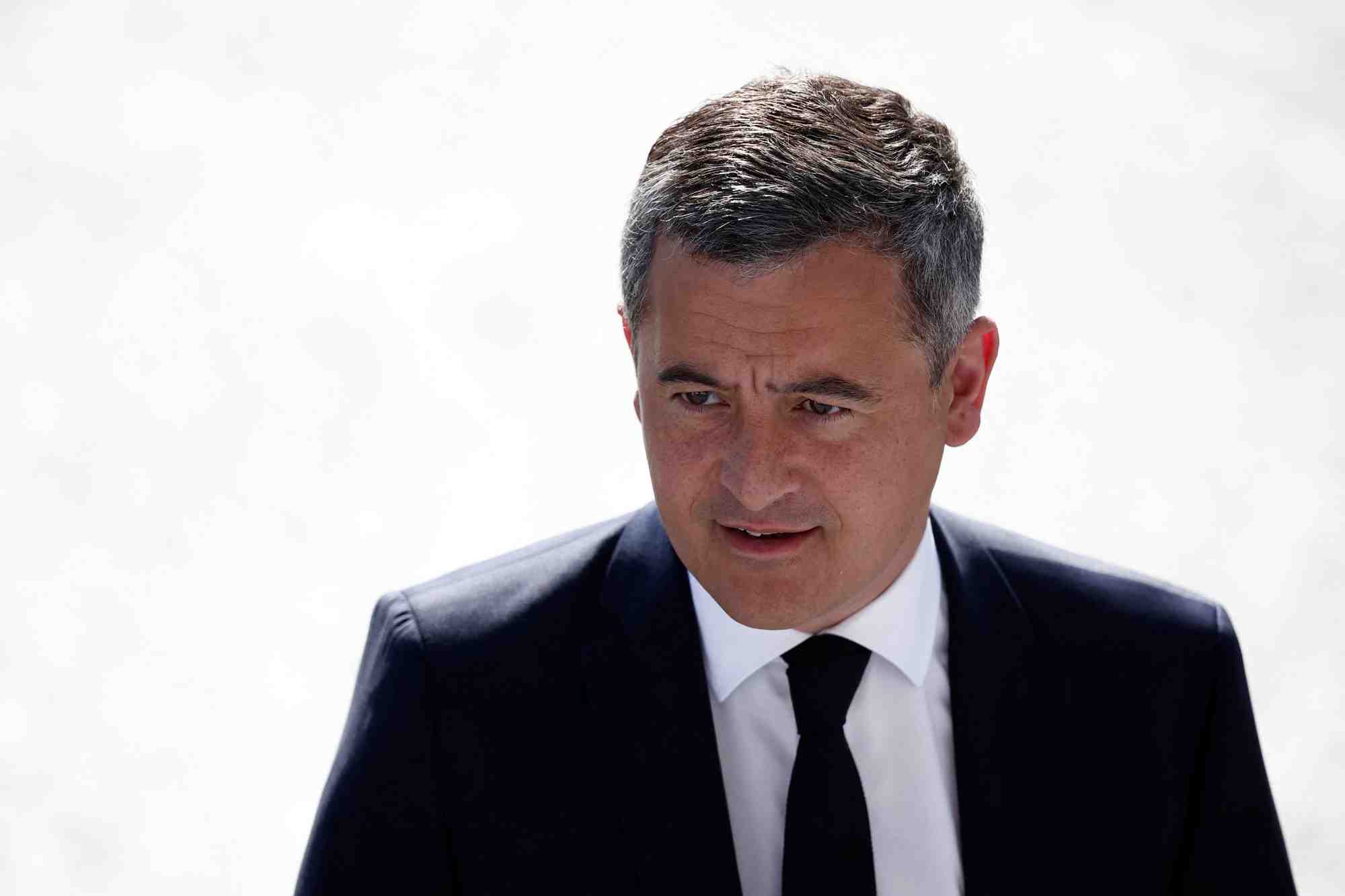 Le ministre de l'interieur francais gerald darmanin