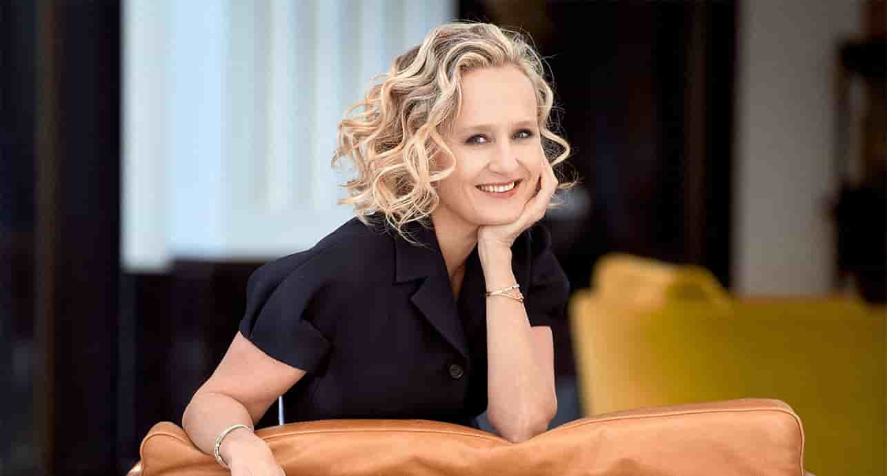 Caroline Roux à Paris en 2023.