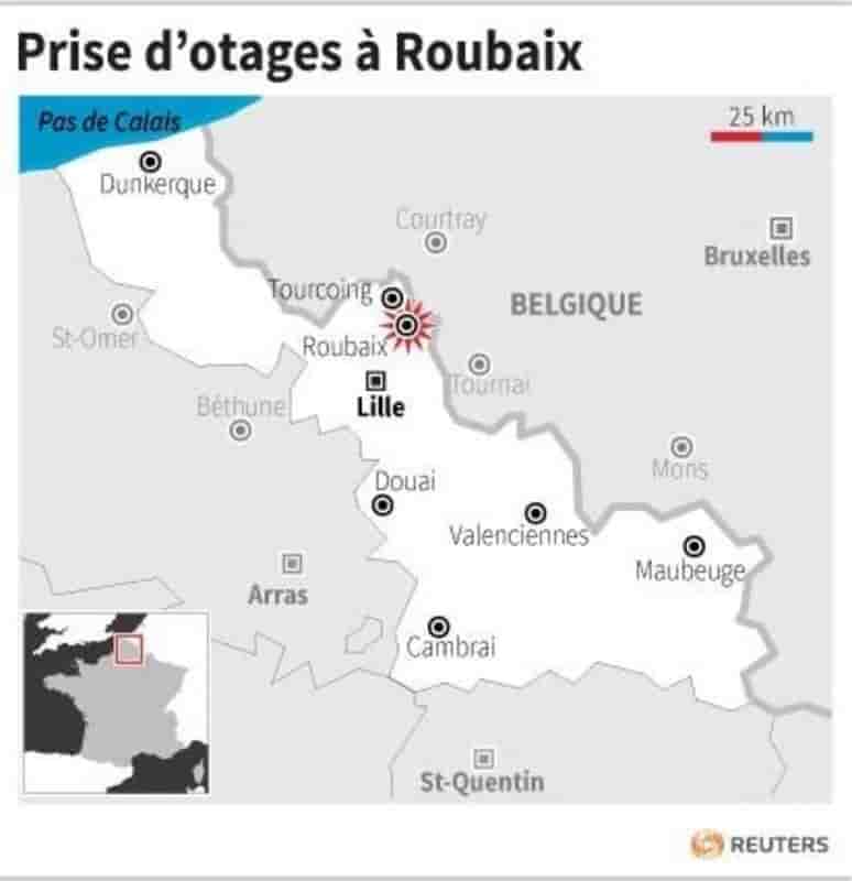 Prise d'otages a roubaix