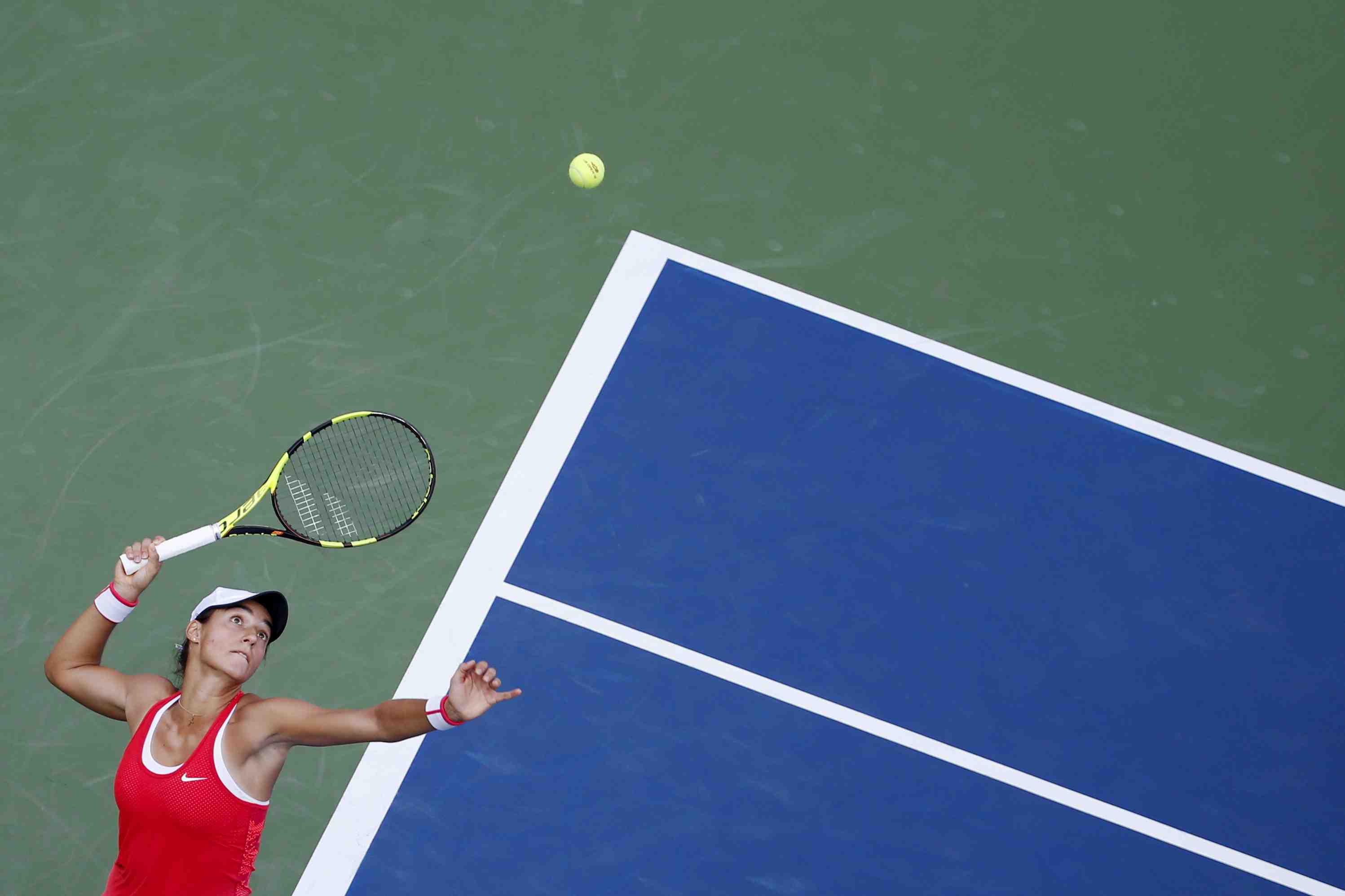 Caroline garcia envoie les bleues dans le dernier carre