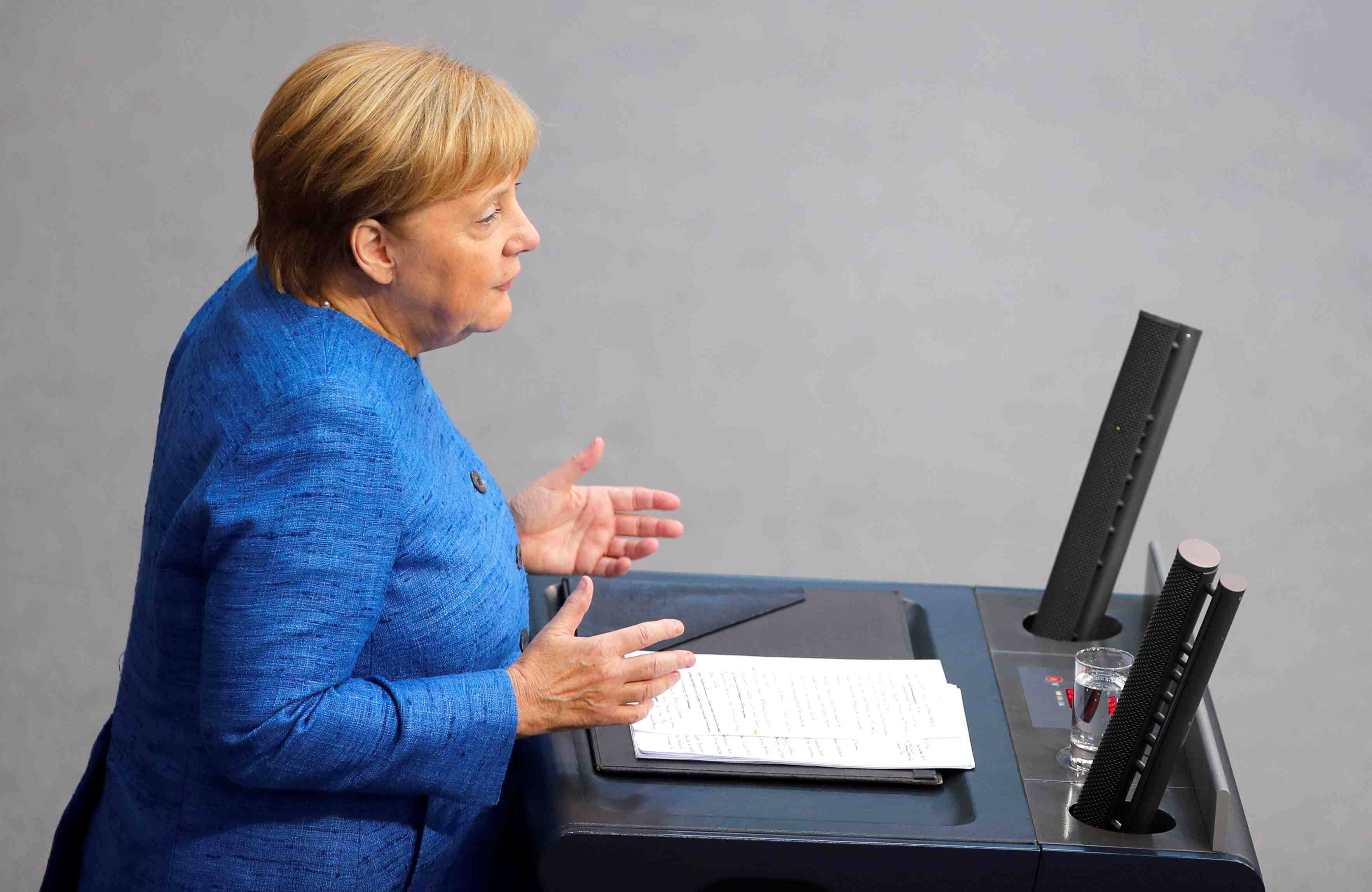 L'essor de la chine accroit ses responsabilites, estime merkel