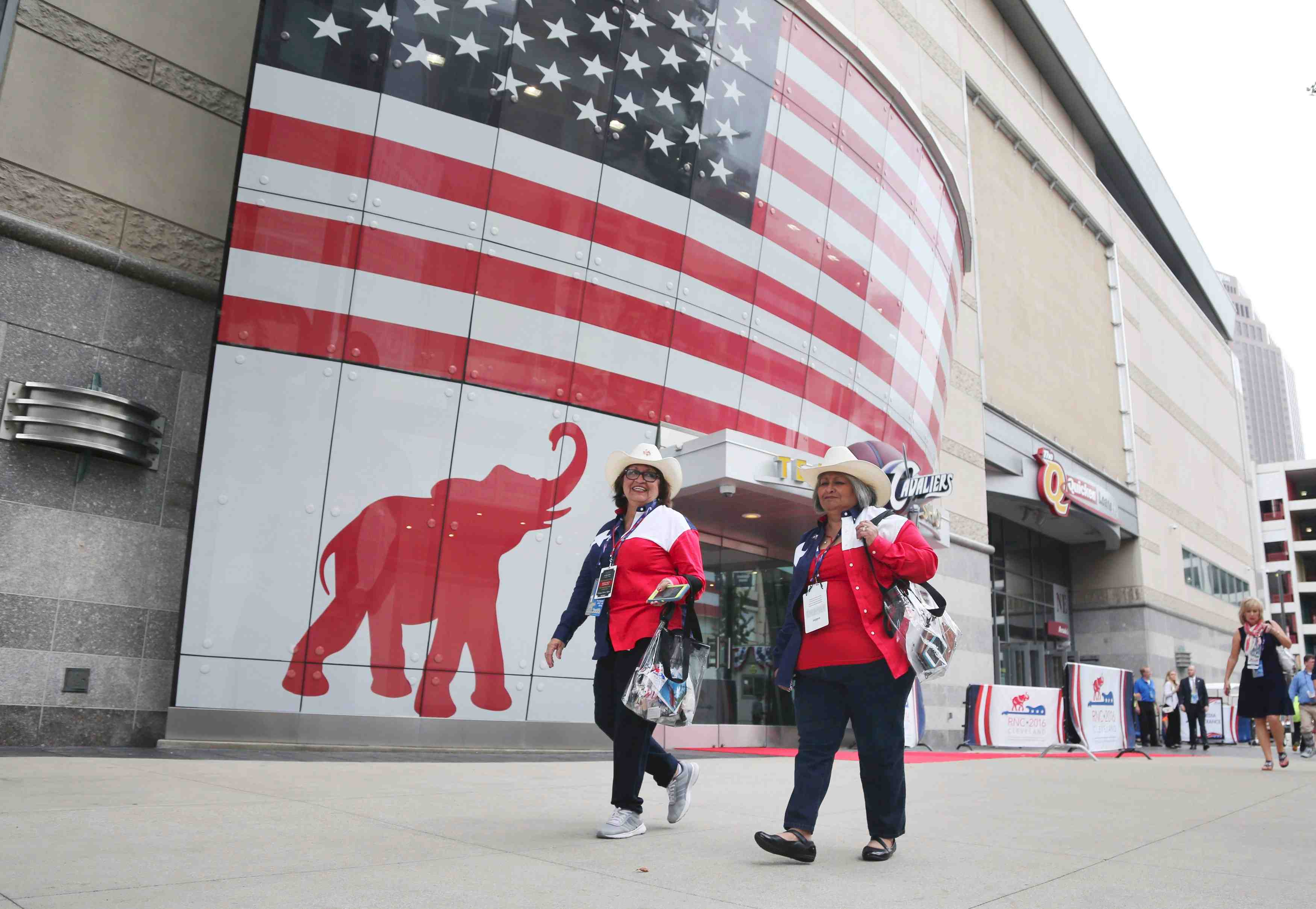 La convention republicaine s'ouvre a cleveland