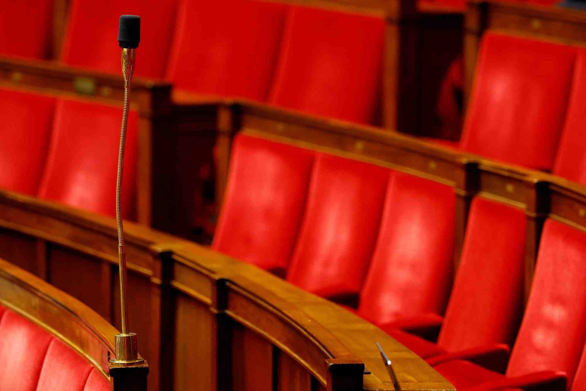 L'hemicycle de l'assemblee nationale a paris