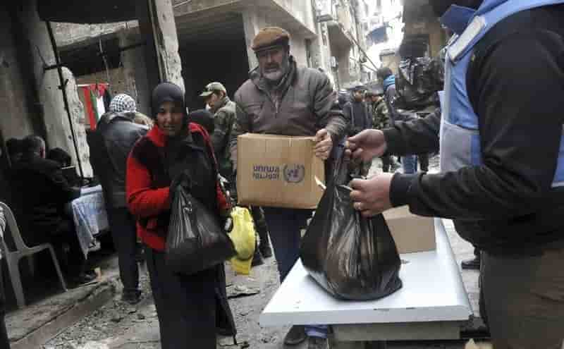Des cas de typhoide dans le camp palestinien de yarmouk en syrie
