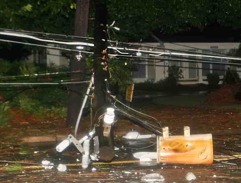 L'ouragan hermine touche la floride