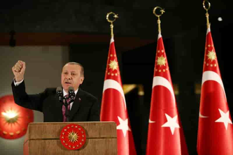 Erdogan evoque le qatar avec le roi salman et le prince heritier