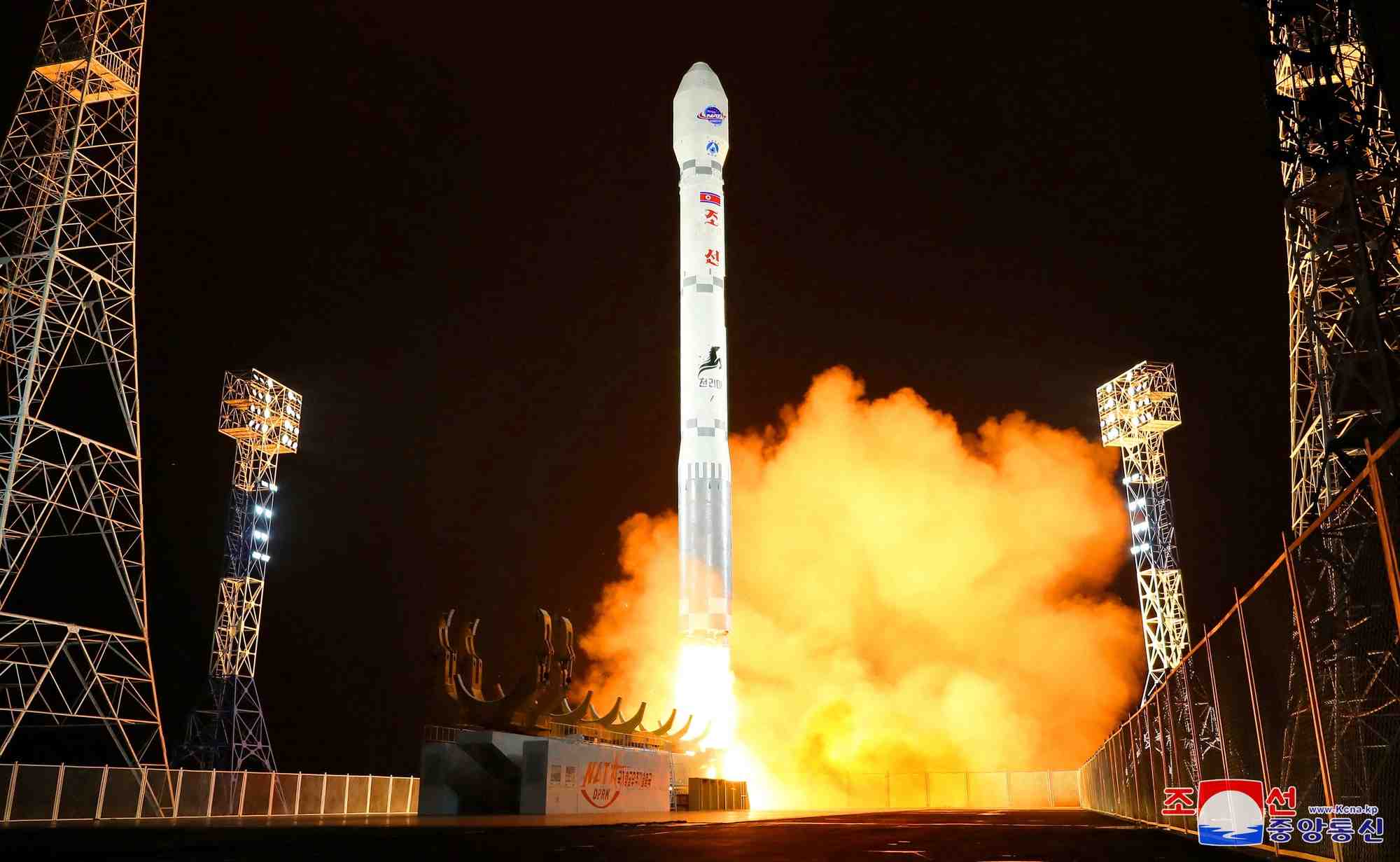 Lancement d'une fusee nord-coreenne