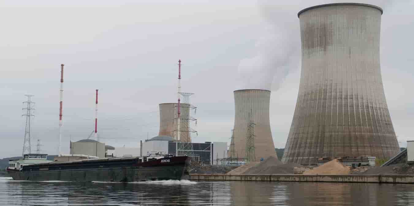 La centrale nucléaire de Tihange, en Belgique, le 31 août 2020.