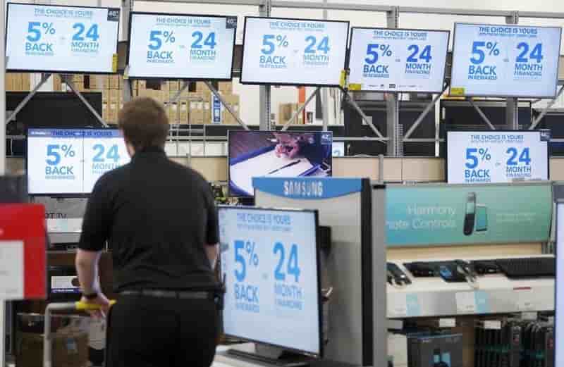Net recul de la confiance du consommateur americain