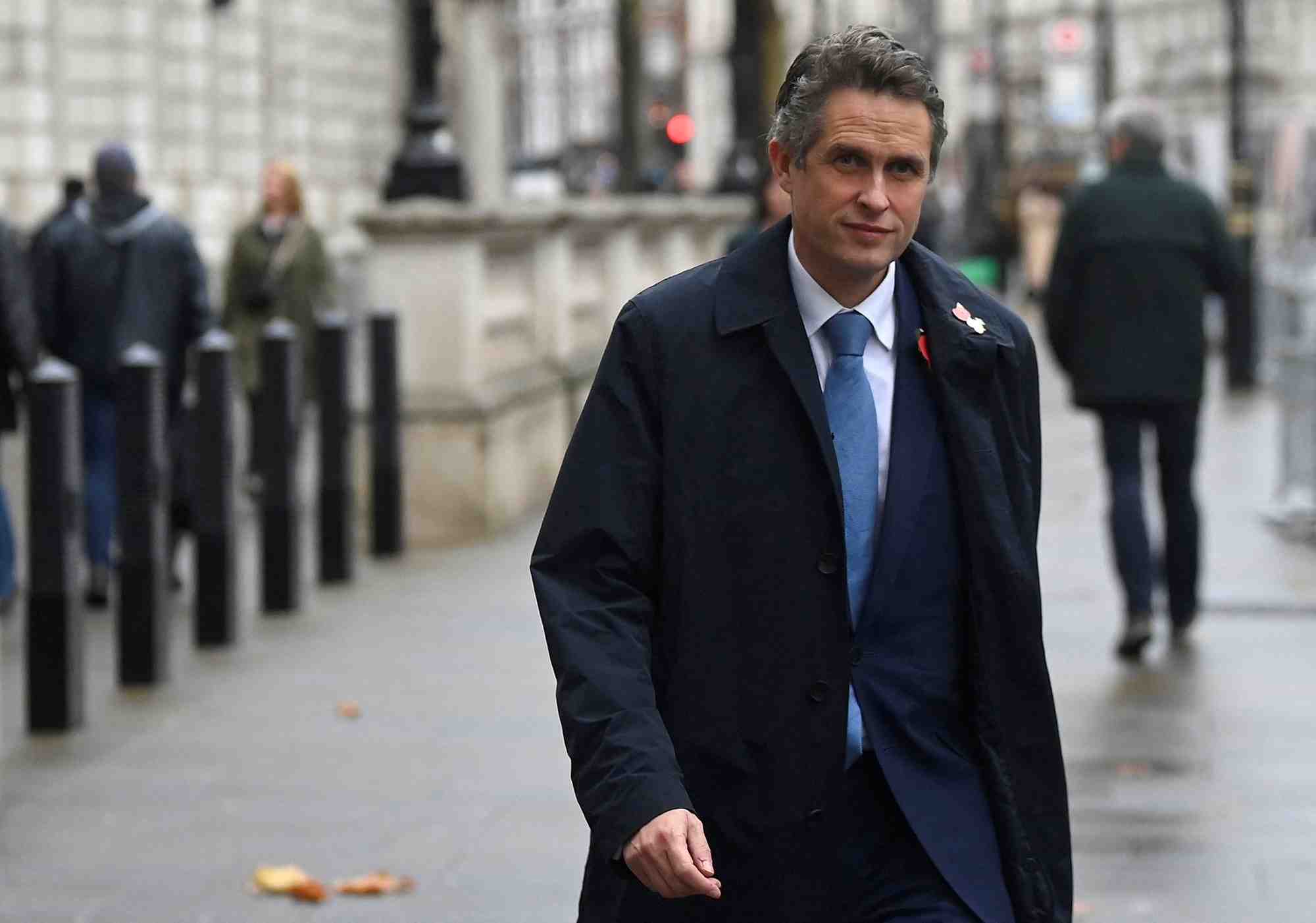 Gavin williamson, ministre britannique sans portefeuille, a londres