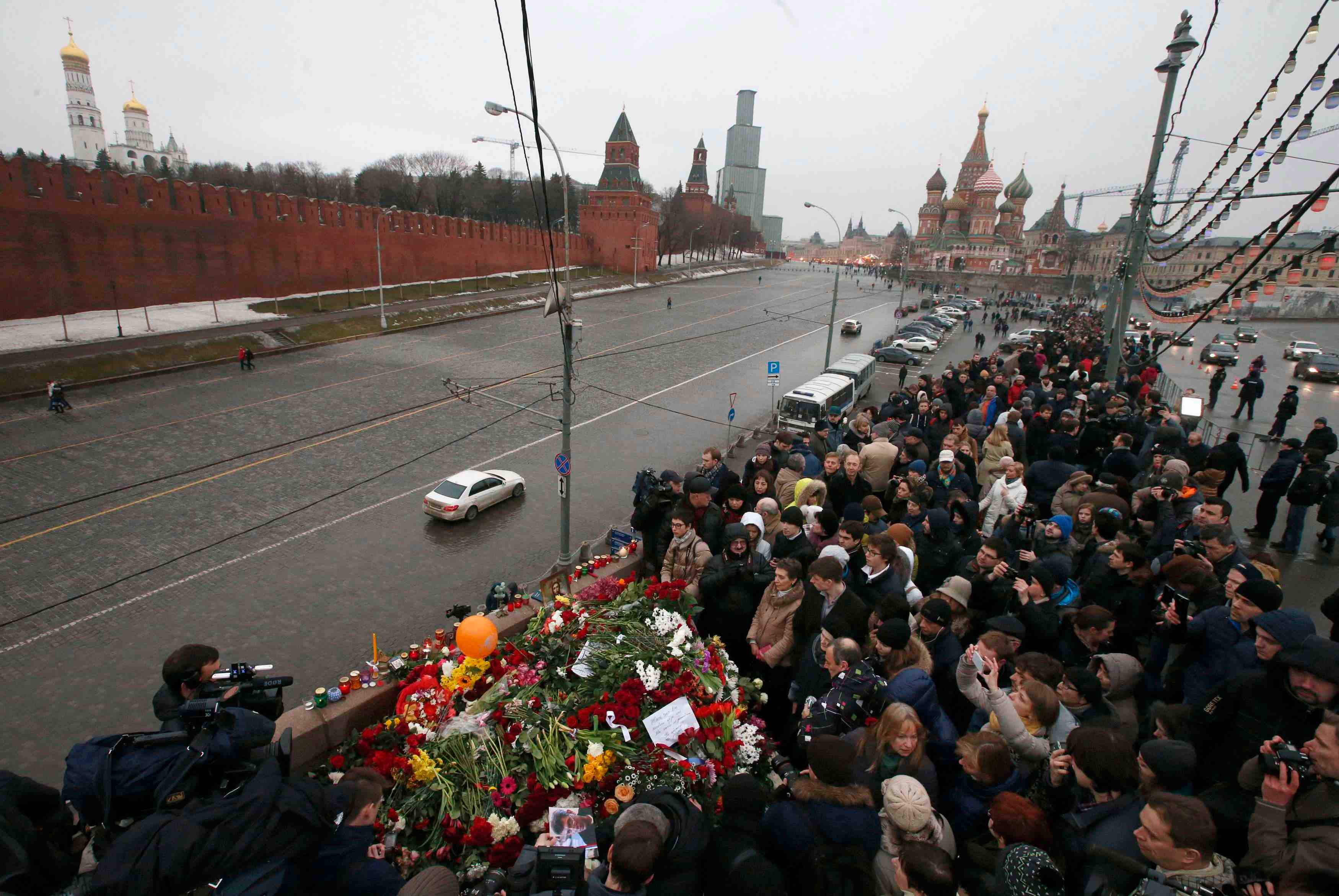L'opposition russe sous le choc de l'assassinat de boris nemtsov