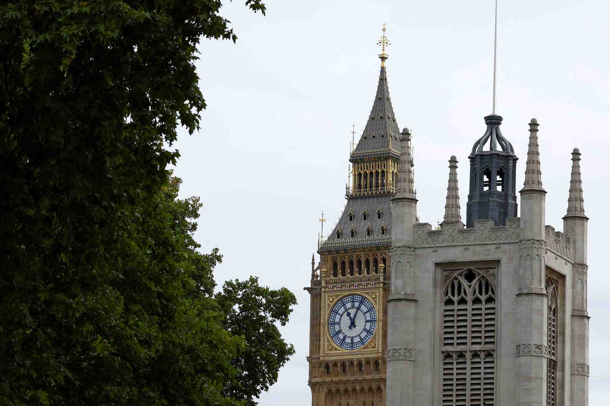 Big ben, pres de l'abbaye de westminster, a londres
