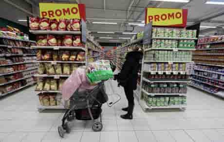 supermarché, alimentation, courses, Français, consommateurs, caddie, rayons, magasin, grande distribution, agroalimentaire, nourriture,