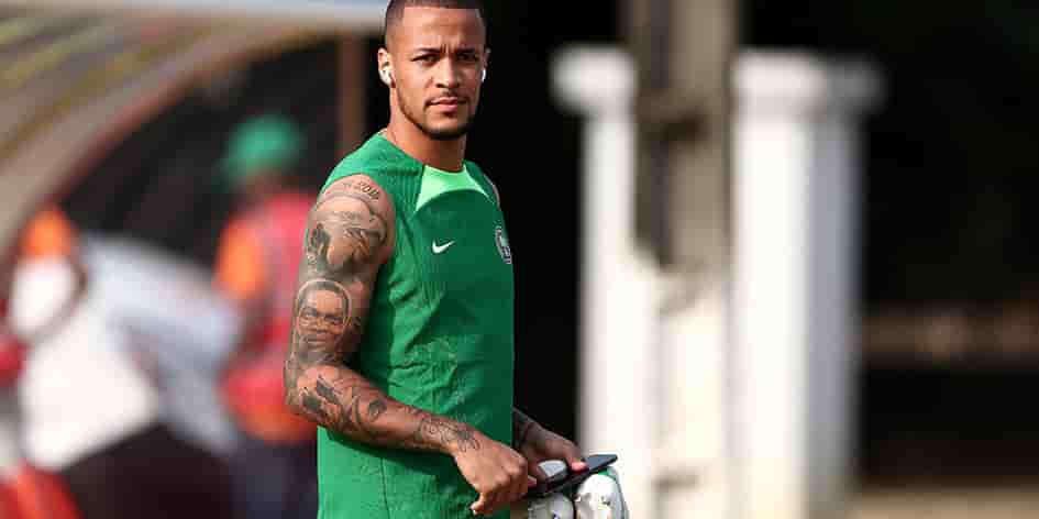 William Troost-Ekong, le 26 janvier à Abidjan (Côte d’Ivoire).