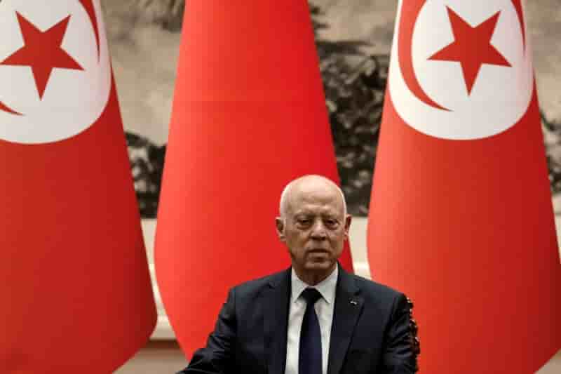 Le president tunisien kais saied