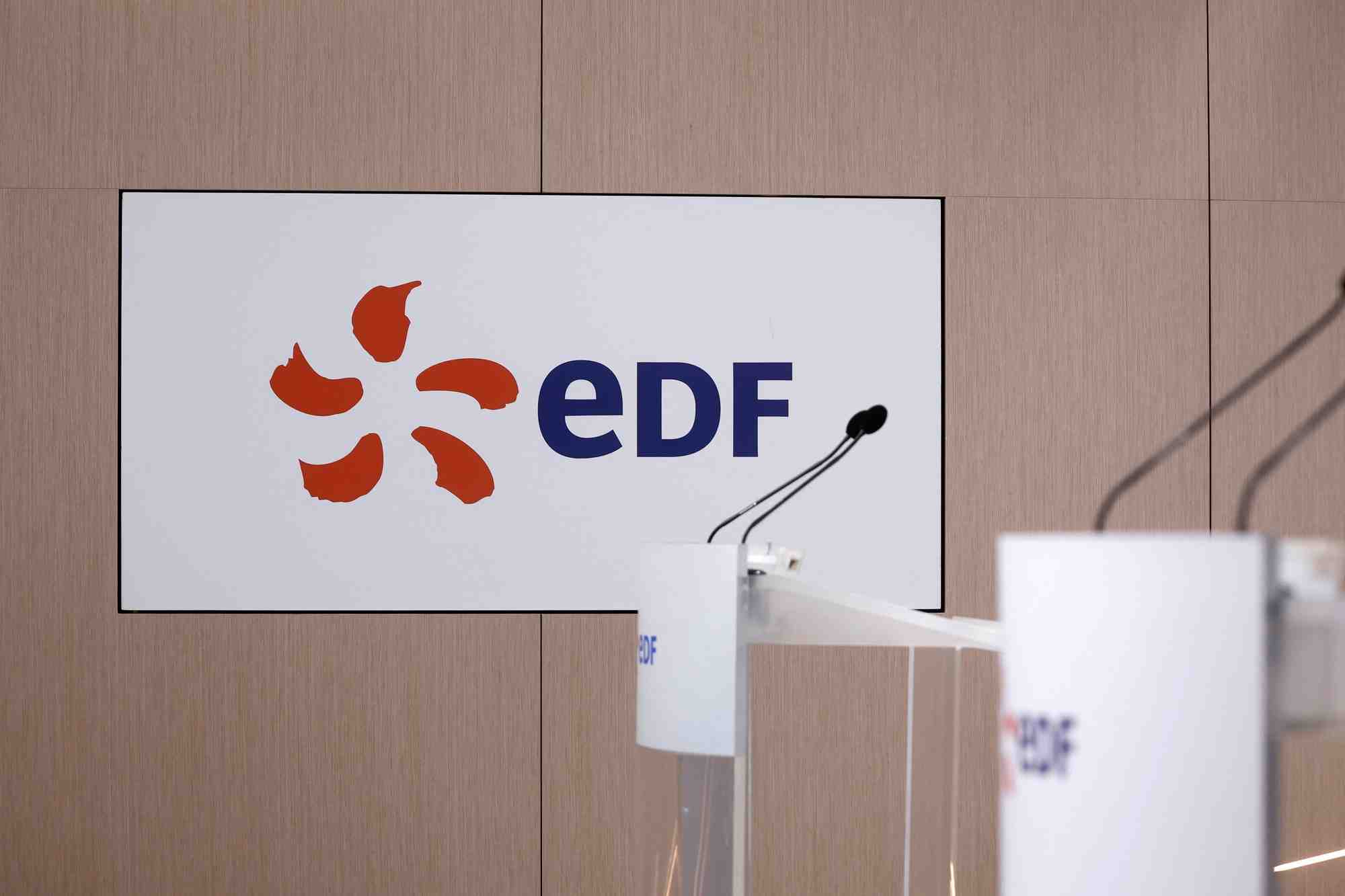 Logo edf, a paris