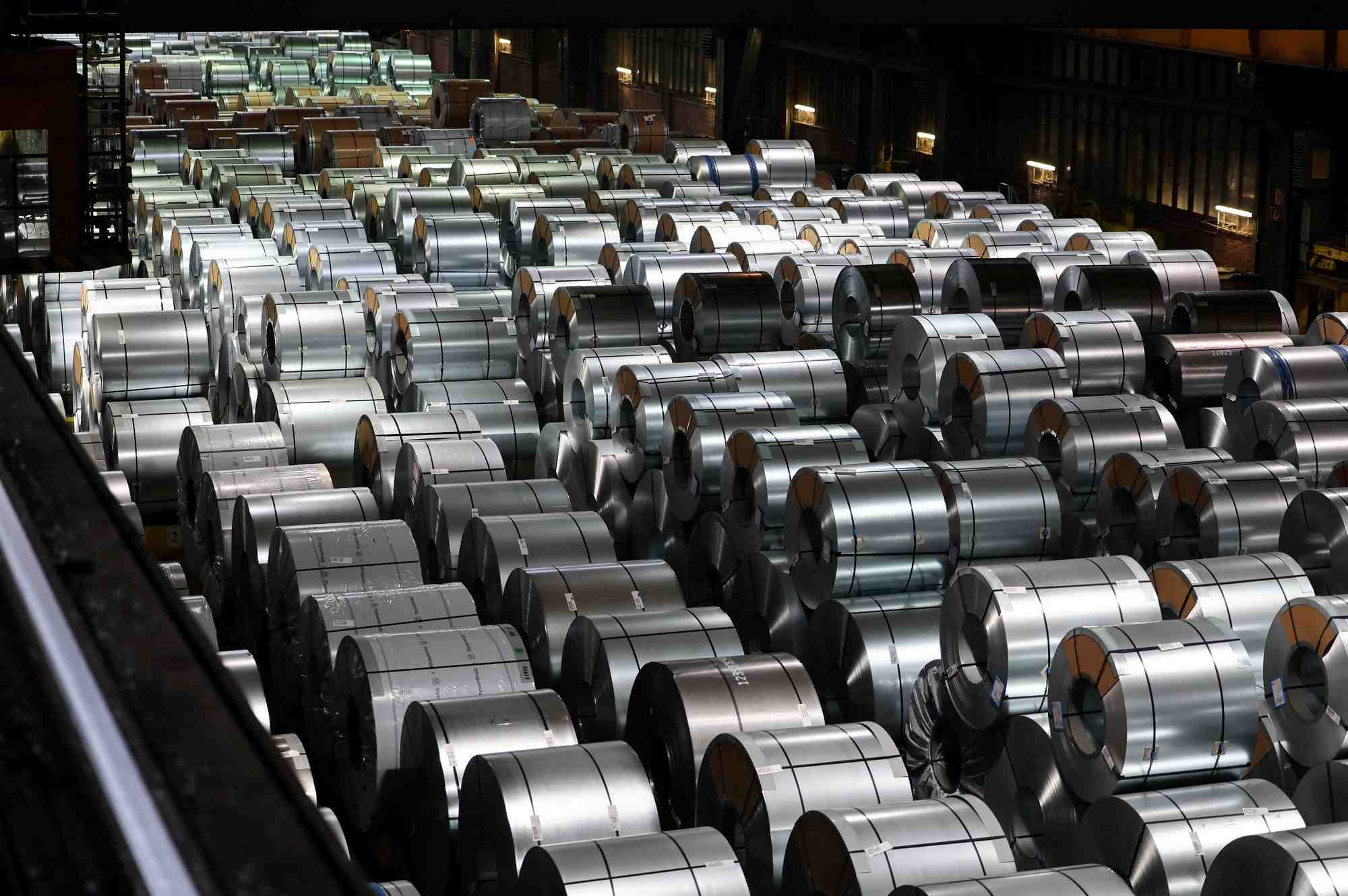 L'usine siderurgique thyssenkrupp a duisbourg