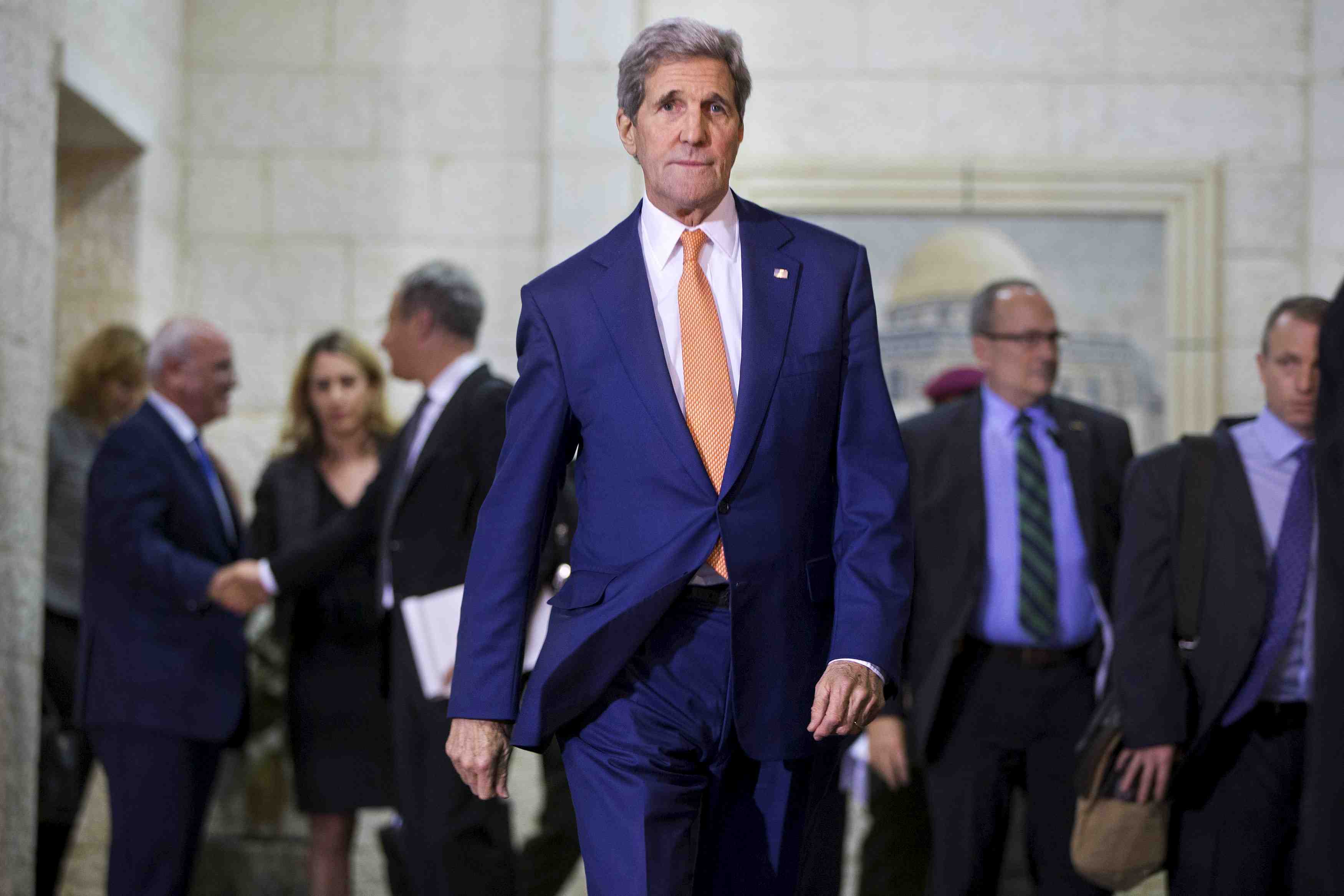 John kerry condamne les agressions "terroristes" contre des israeliens