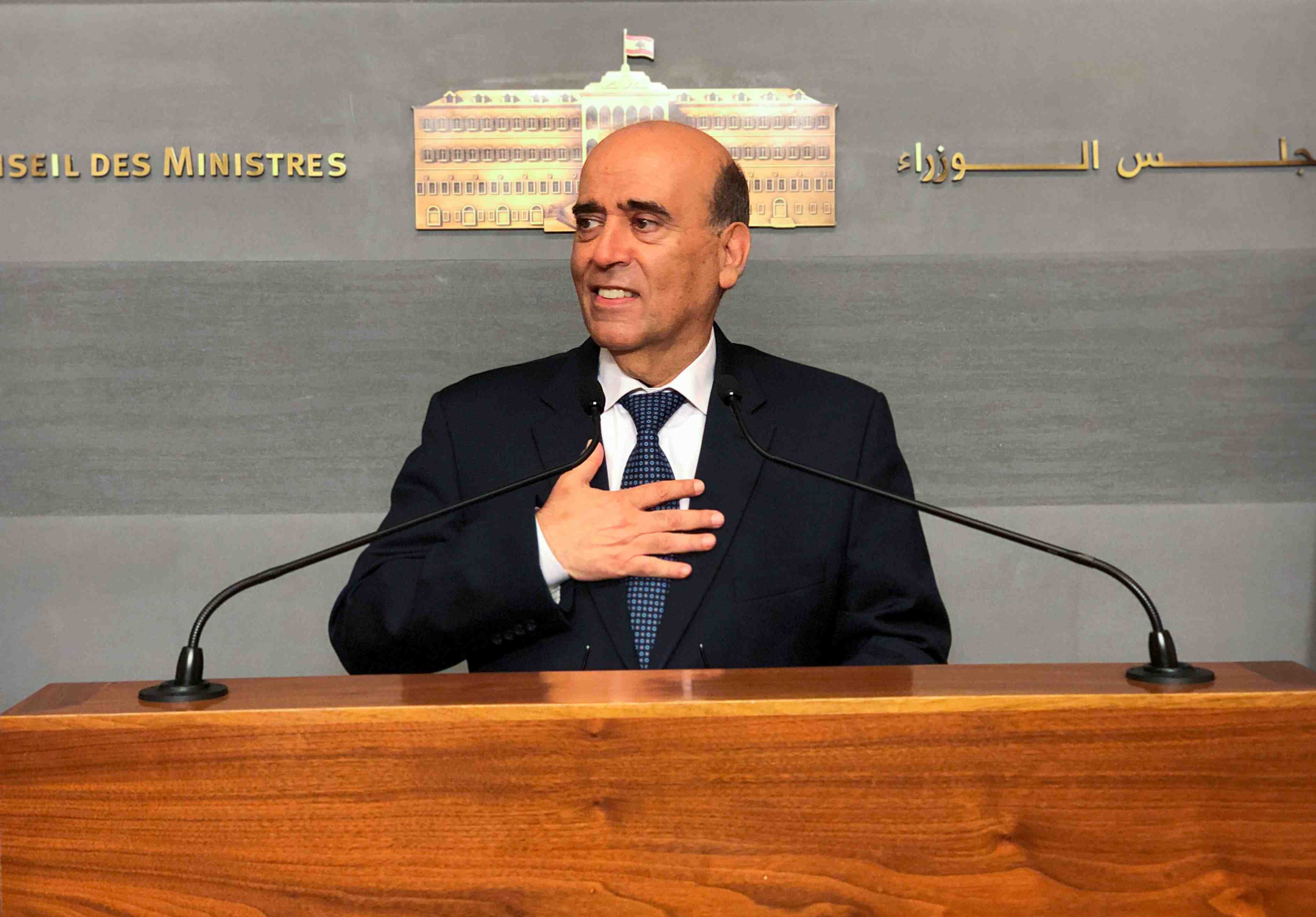 Liban: demission du chef de la diplomatie apres ses propos sur les pays du golfe