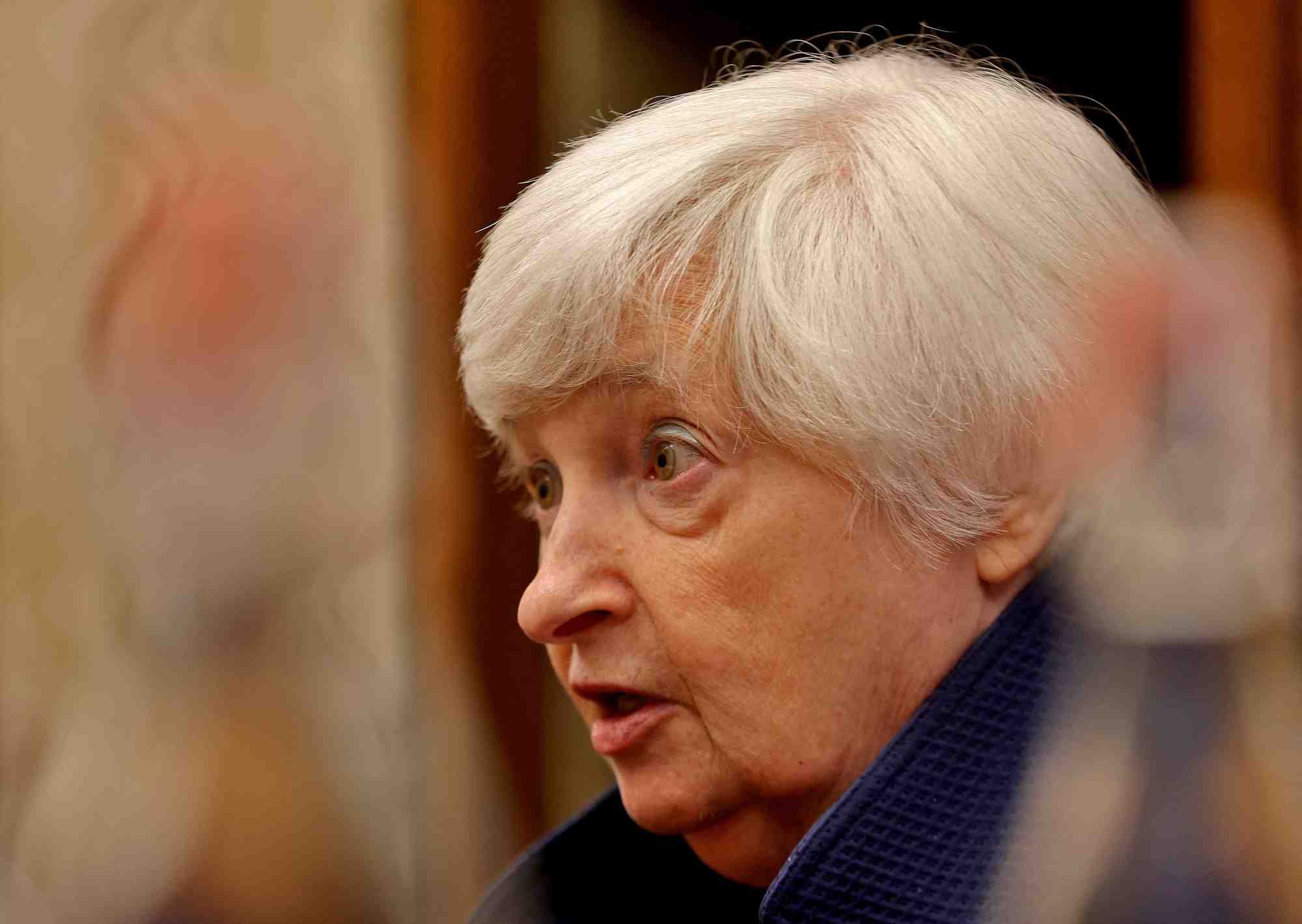 La secretaire americaine au tresor, janet yellen