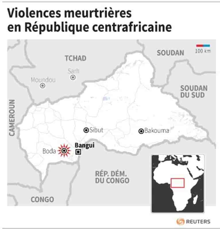 Plus de 70 morts dans des violences en Centrafrique
