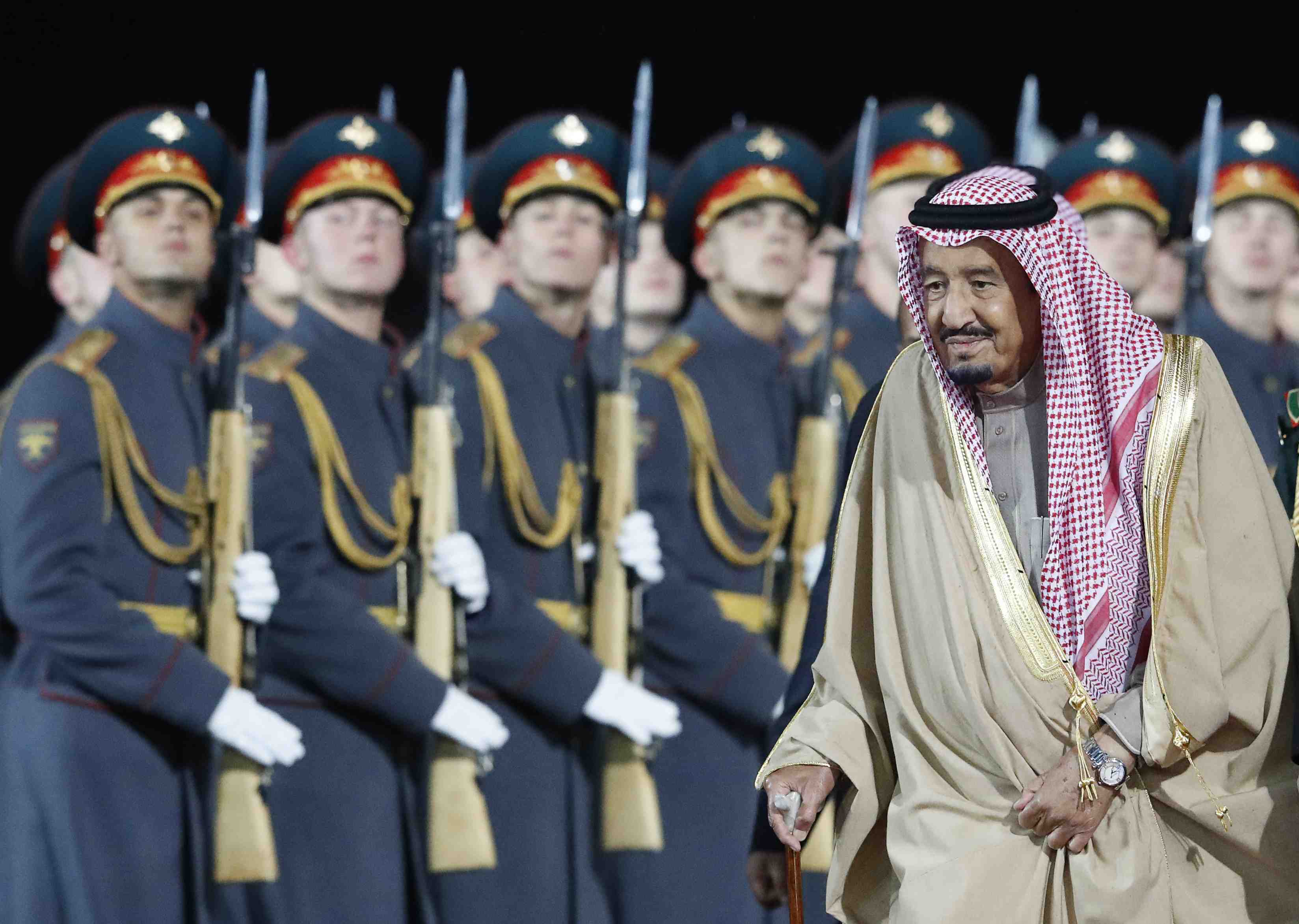 Premiere visite en russie d'un monarque saoudien