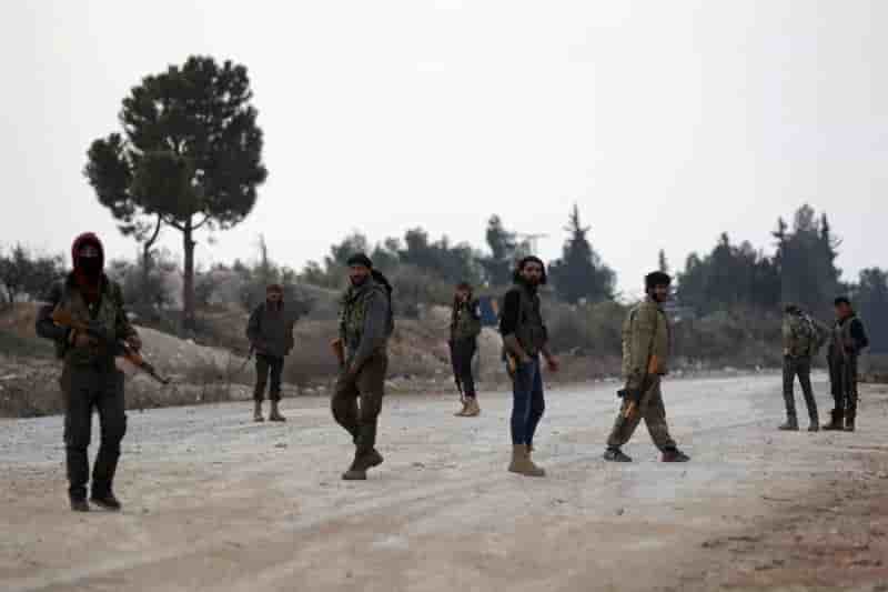 L'etat islamique encercle a al bab, dans le nord de la syrie