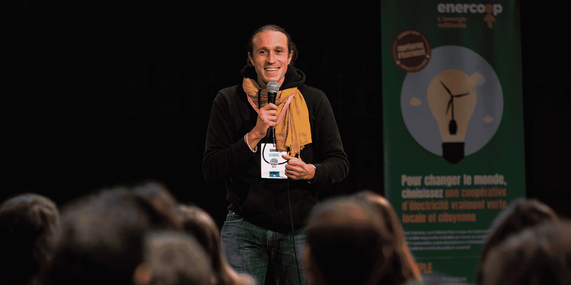 Simon Cossus, directeur général de la coopérative Enercoop Languedoc-Roussillon